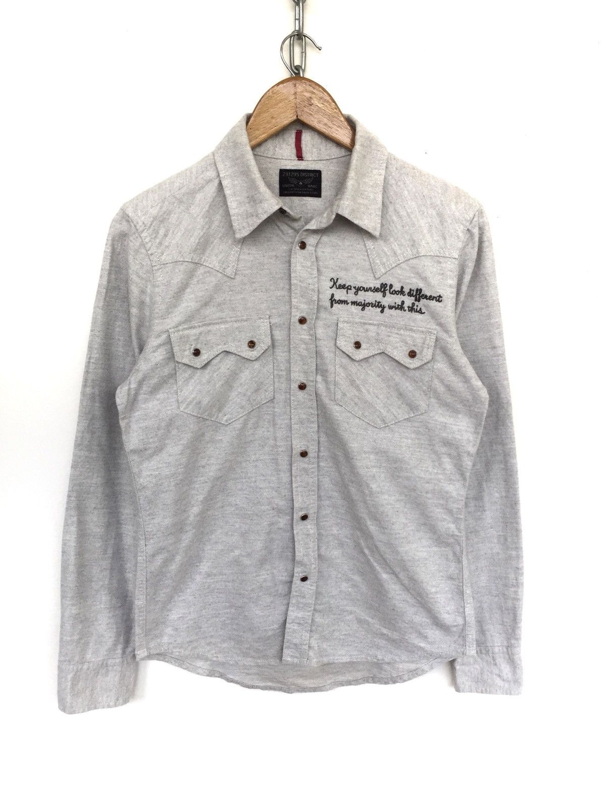 291295=Homme 🇯🇵 Cafe Racer 291295 Embroidered Western B/D Shirt Size US M / EU 48-50 / 2 - 3 Thumbnail