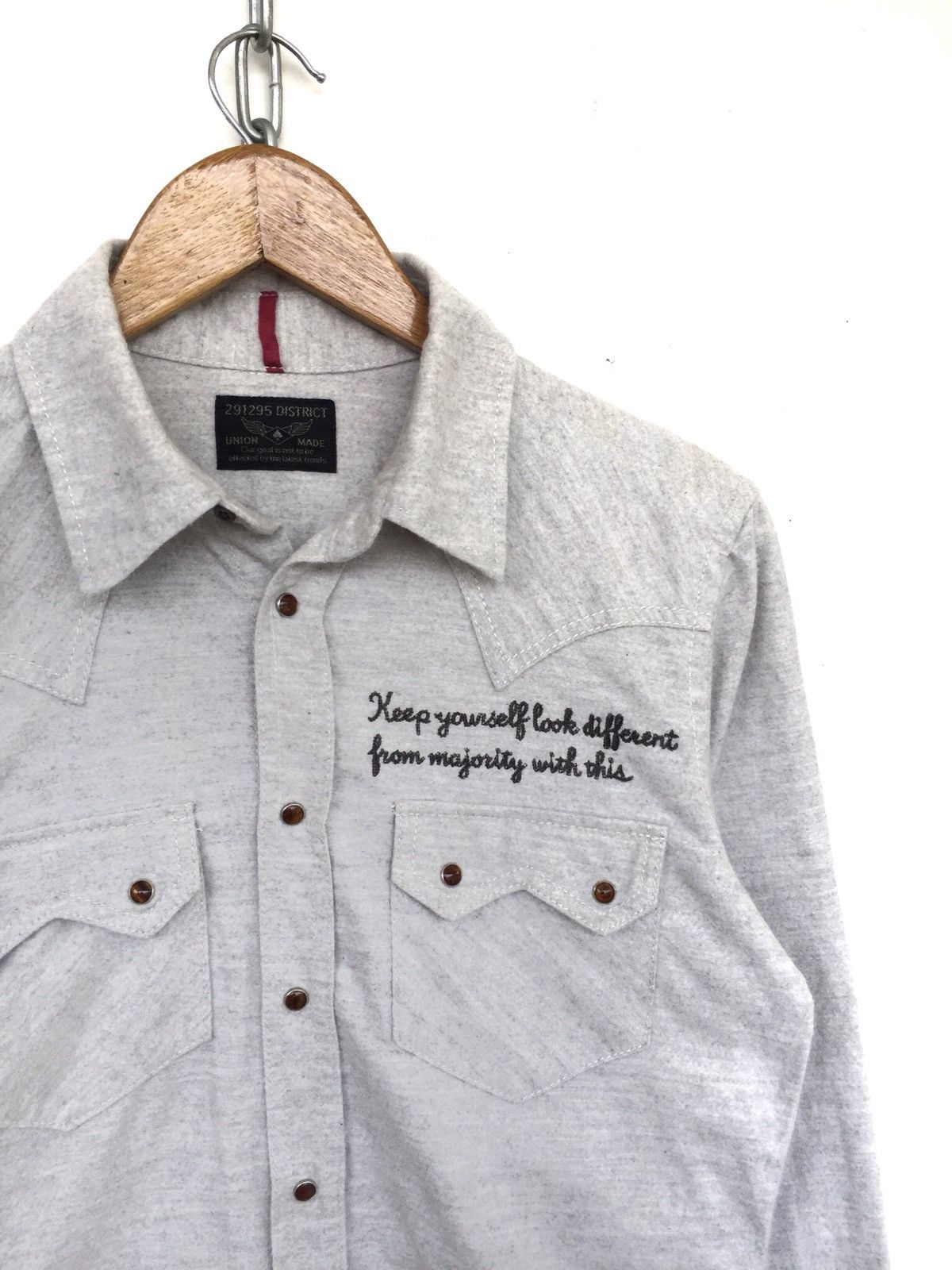 291295=Homme 🇯🇵 Cafe Racer 291295 Embroidered Western B/D Shirt Size US M / EU 48-50 / 2 - 4 Thumbnail