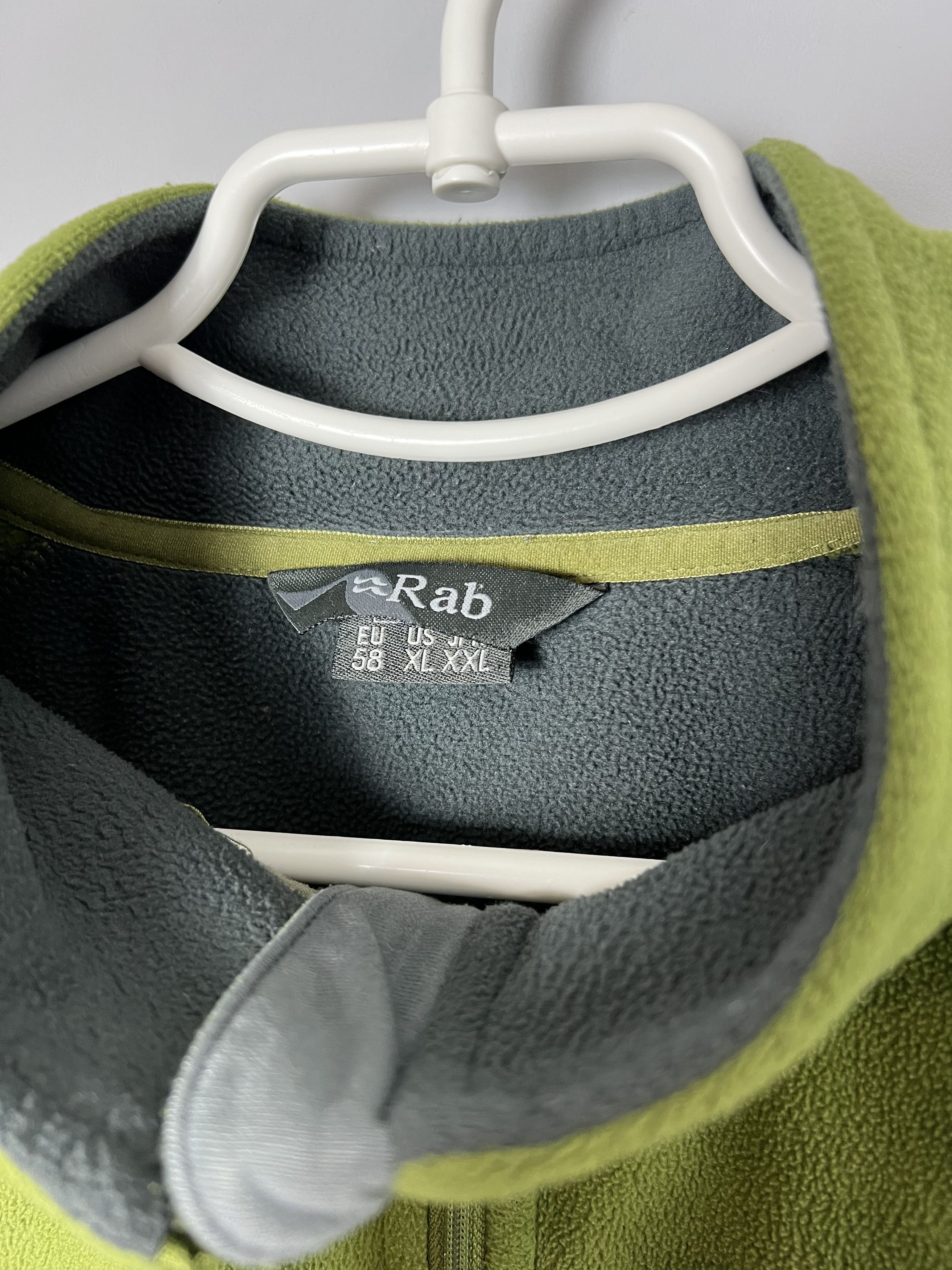 Rab RAB Men Fleece Sweater Jumper Polartec Green\Gray Size XL Size US XL / EU 56 / 4 - 6 Thumbnail
