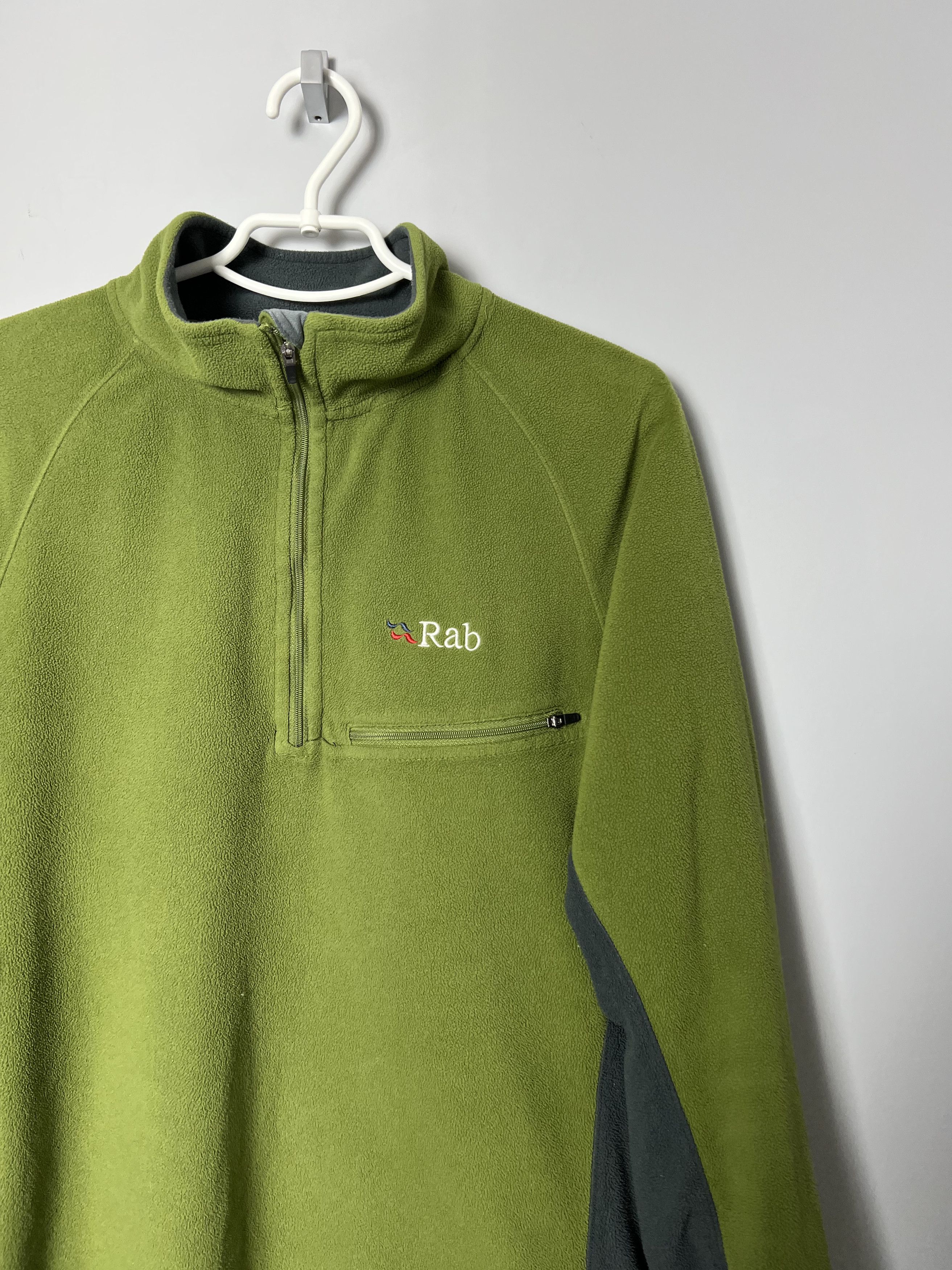 Rab RAB Men Fleece Sweater Jumper Polartec Green\Gray Size XL Size US XL / EU 56 / 4 - 2 Thumbnail