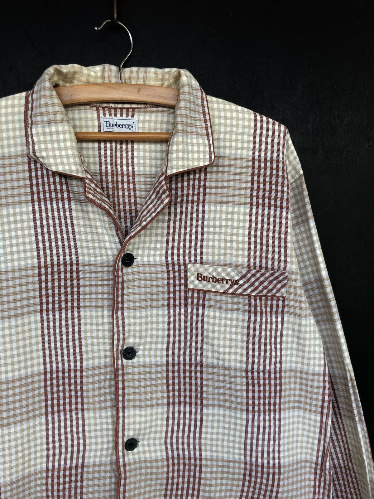 Burberry HEAT🔥OG Burberry Nova Checked Button Shirt Pajama Size US L / EU 52-54 / 3 - 2 Thumbnail