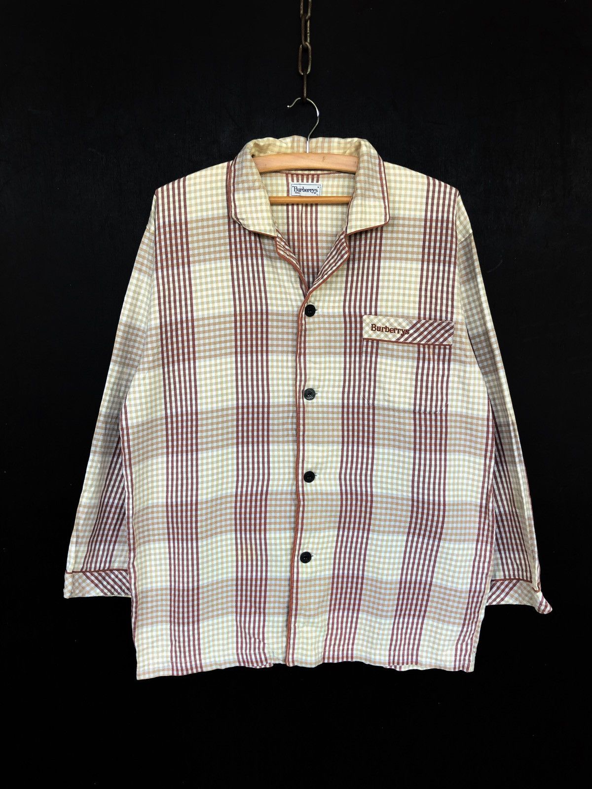 Burberry HEAT🔥OG Burberry Nova Checked Button Shirt Pajama Size US L / EU 52-54 / 3 - 1 Thumbnail