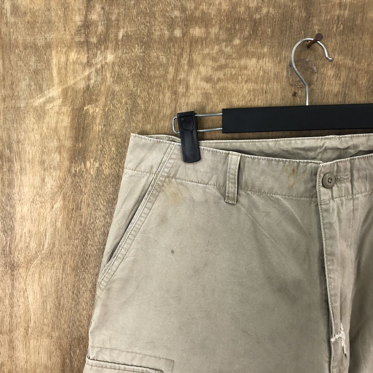 Uniqlo Uniqlo Brown distressed thrashed dirty Cargo pants #6246 Size US 33 - 6 Thumbnail