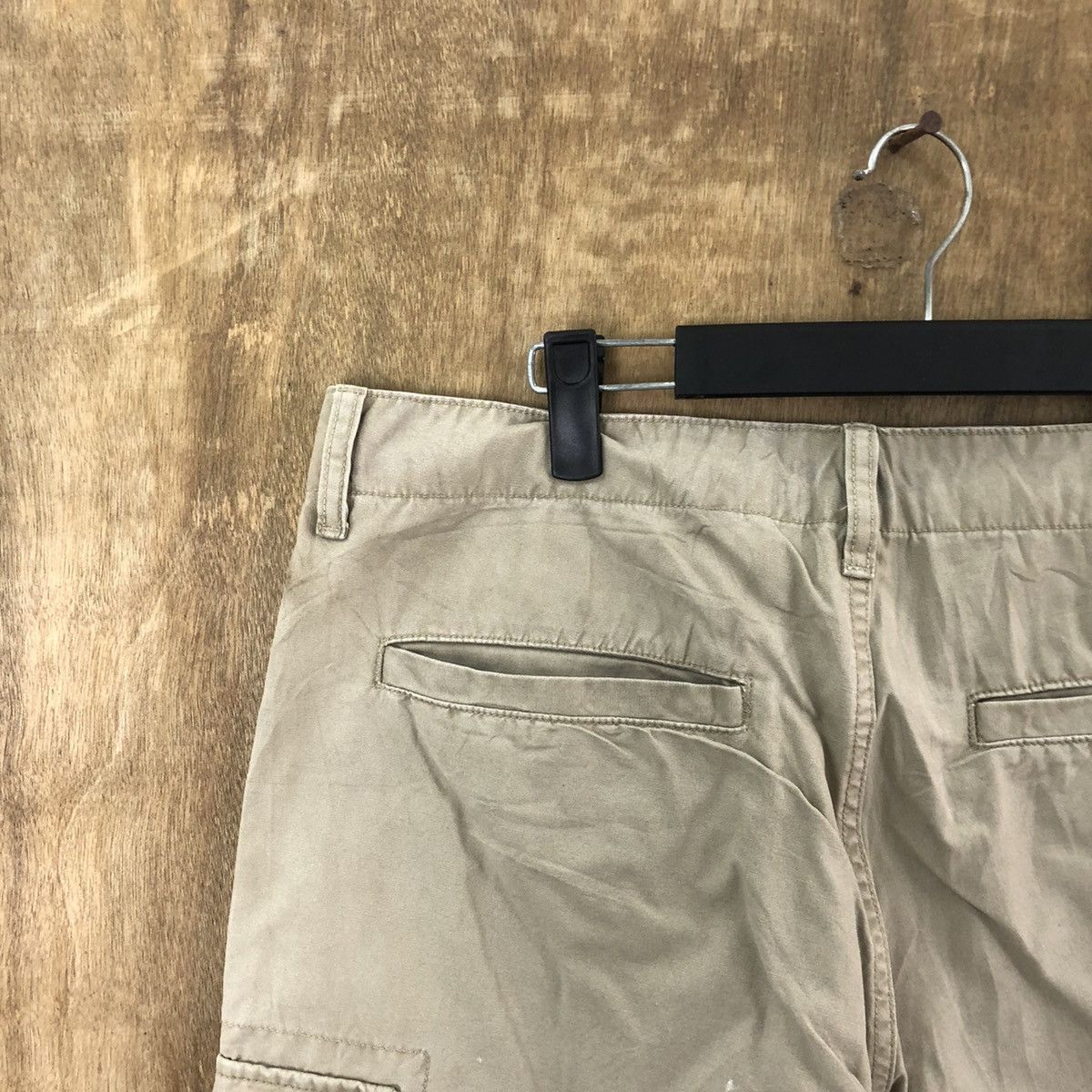 Uniqlo Uniqlo Brown distressed thrashed dirty Cargo pants #6246 Size US 33 - 11 Thumbnail