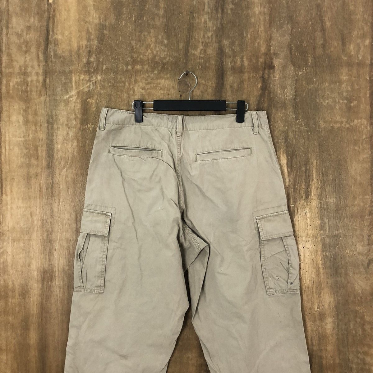 Uniqlo Uniqlo Brown distressed thrashed dirty Cargo pants #6246 Size US 33 - 9 Thumbnail