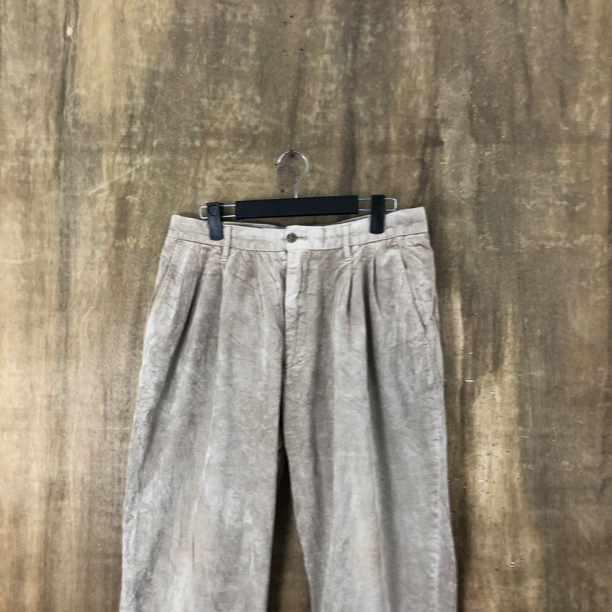 Japanese Brand Good Day Brown Corduroy faded Casual pants #6304 Size US 30 / EU 46 - 2 Thumbnail