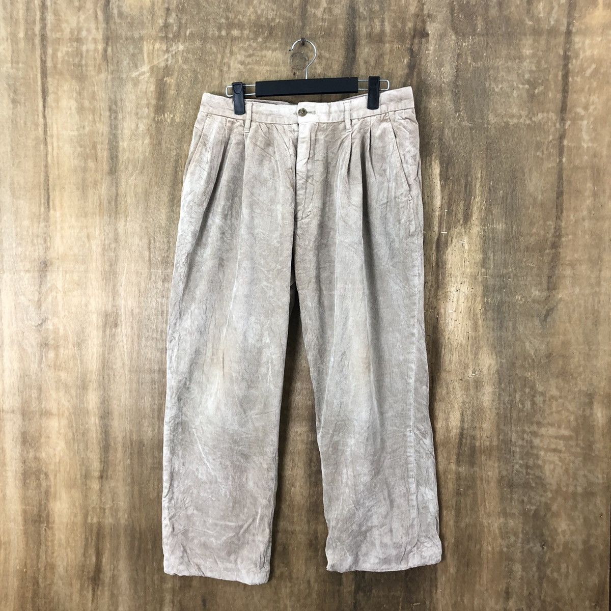 Japanese Brand Good Day Brown Corduroy faded Casual pants #6304 Size US 30 / EU 46 - 1 Thumbnail