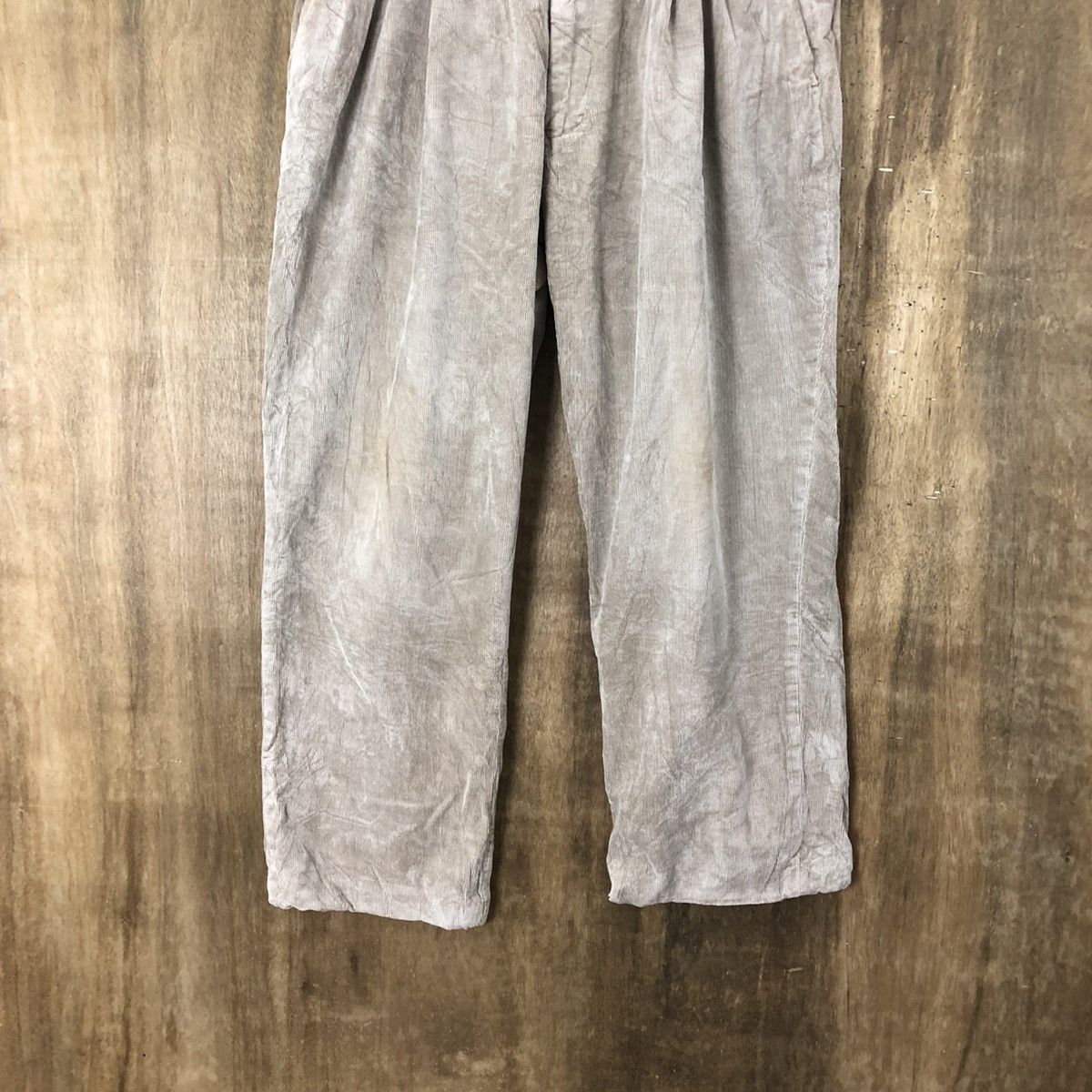 Japanese Brand Good Day Brown Corduroy faded Casual pants #6304 Size US 30 / EU 46 - 3 Thumbnail