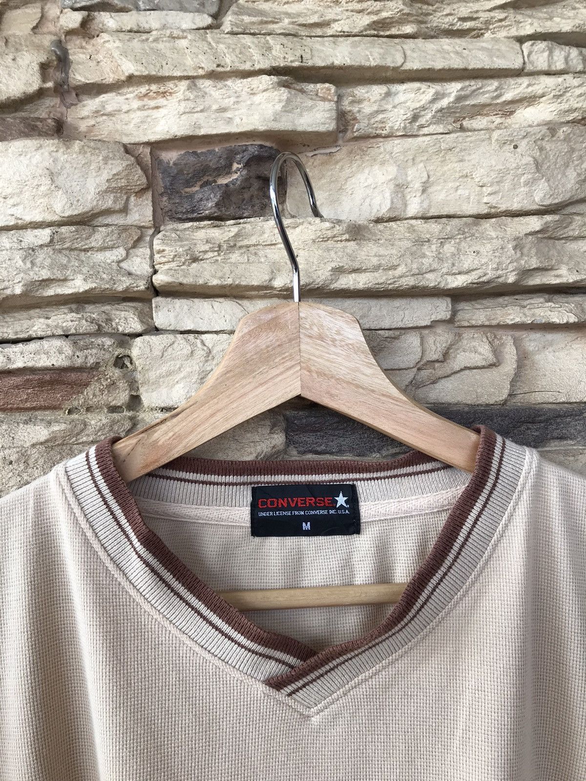 Converse Vintage Converse V Neck Ringer Tee Size US M / EU 48-50 / 2 - 3 Thumbnail