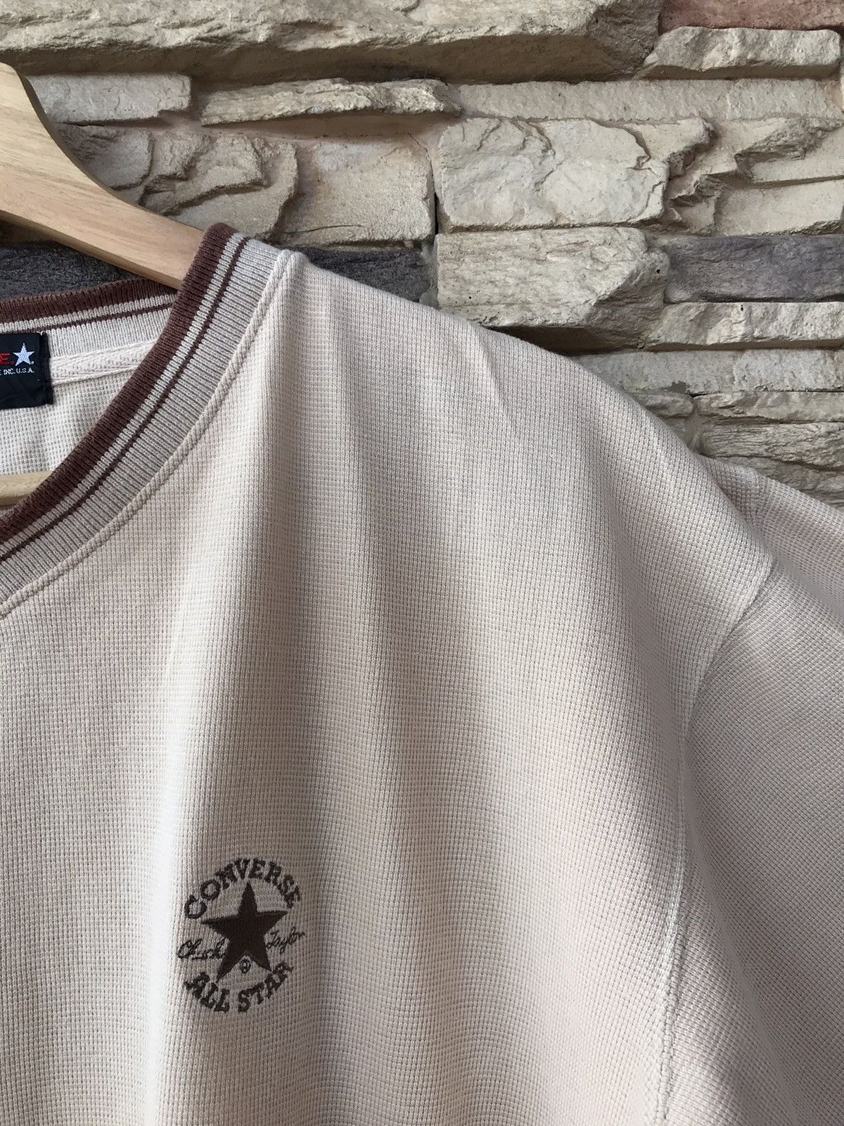 Converse Vintage Converse V Neck Ringer Tee Size US M / EU 48-50 / 2 - 5 Thumbnail