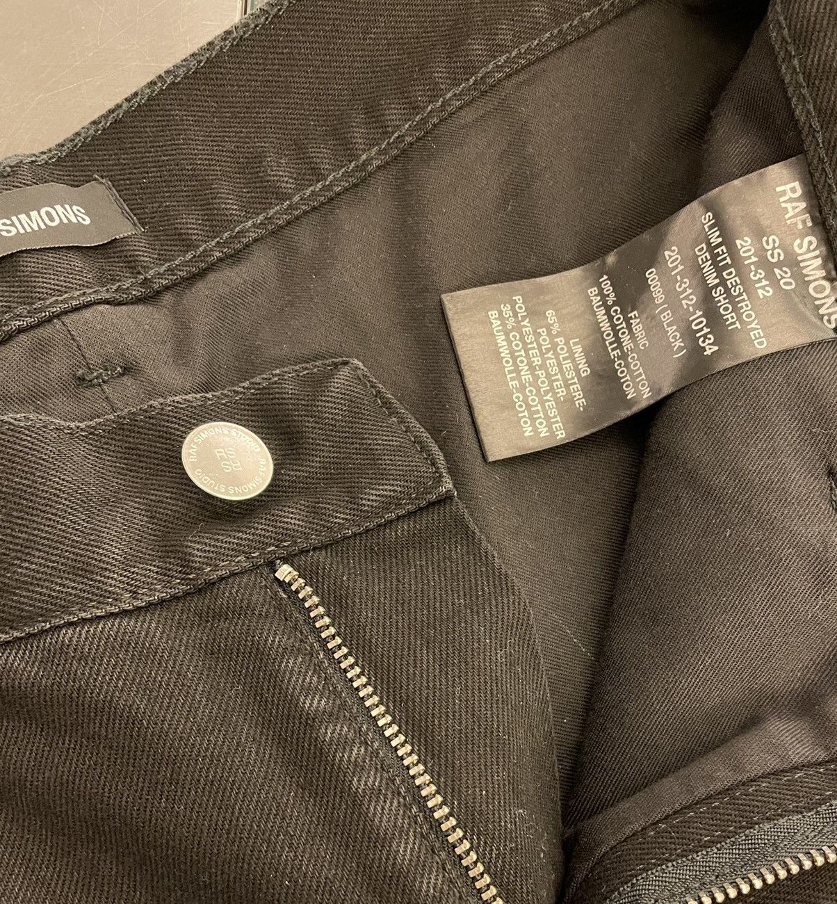 Raf Simons Raf Simons Destroyed Denim Short Size US 31 - 5 Thumbnail