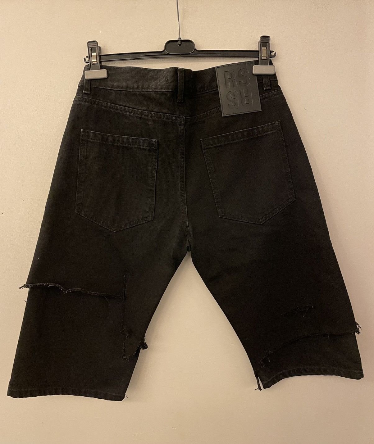 Raf Simons Raf Simons Destroyed Denim Short Size US 31 - 4 Thumbnail