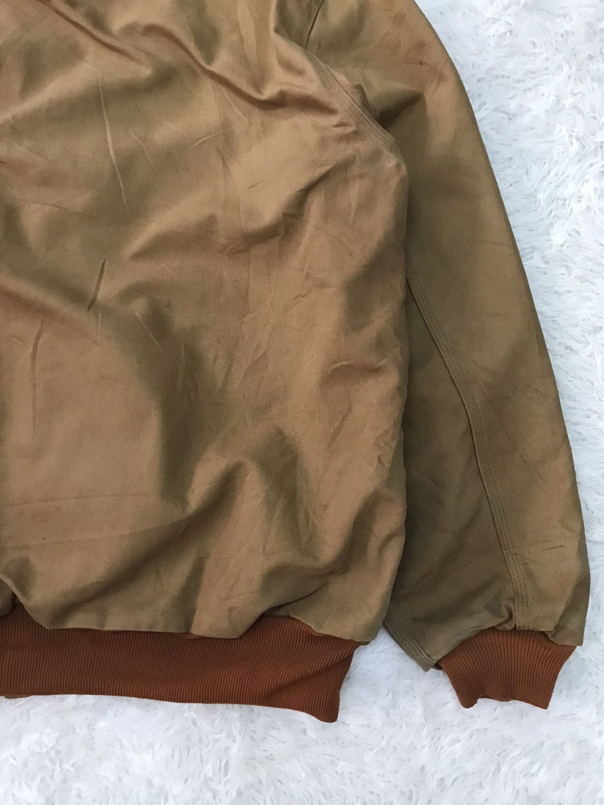 Carhartt Vtg Carhartt Chore Jacket Hooded Union Made in Usa Size US XXL / EU 58 / 5 - 10 Thumbnail