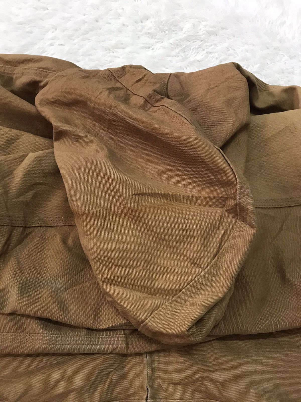 Carhartt Vtg Carhartt Chore Jacket Hooded Union Made in Usa Size US XXL / EU 58 / 5 - 18 Thumbnail