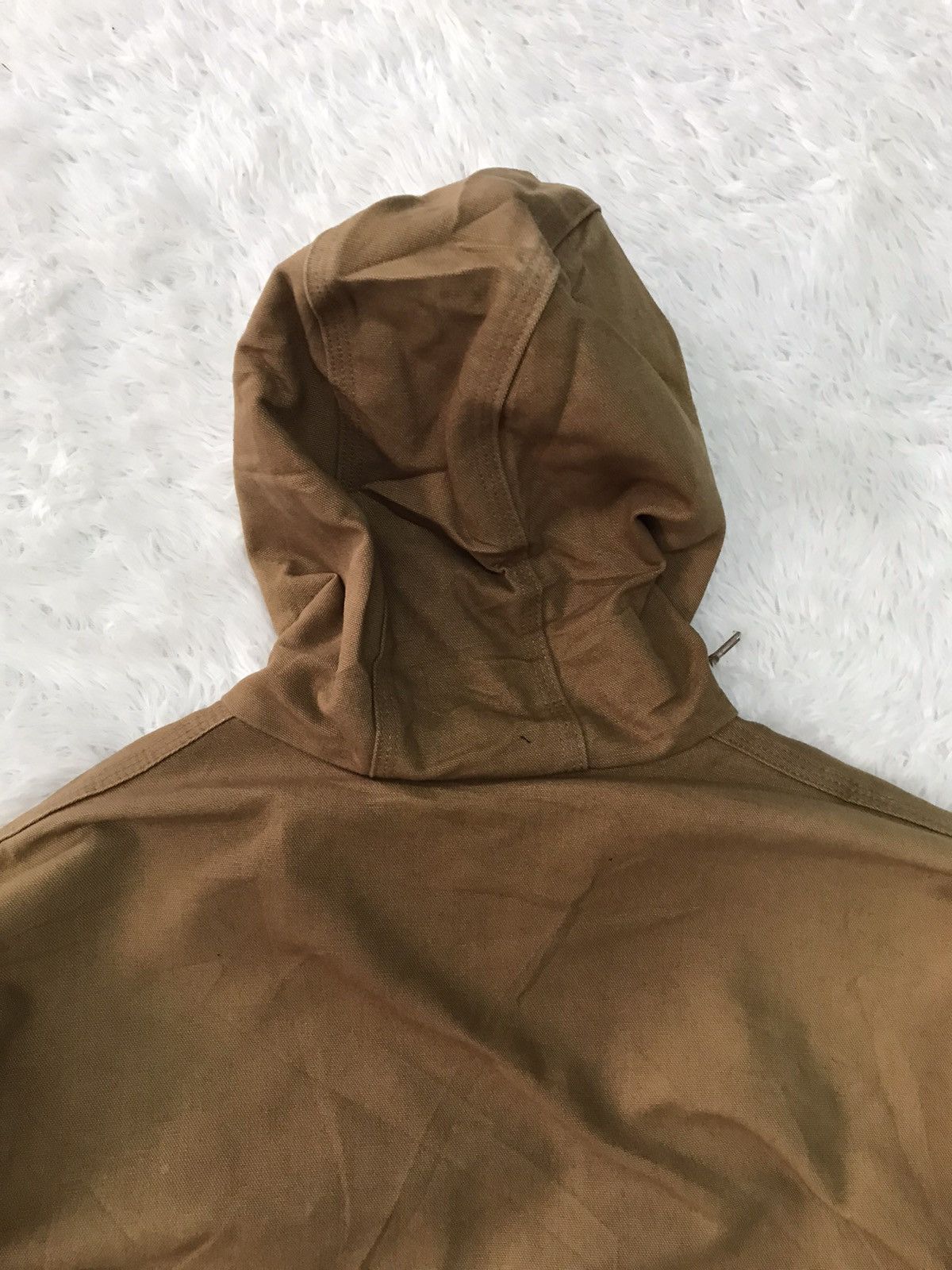 Carhartt Vtg Carhartt Chore Jacket Hooded Union Made in Usa Size US XXL / EU 58 / 5 - 13 Thumbnail