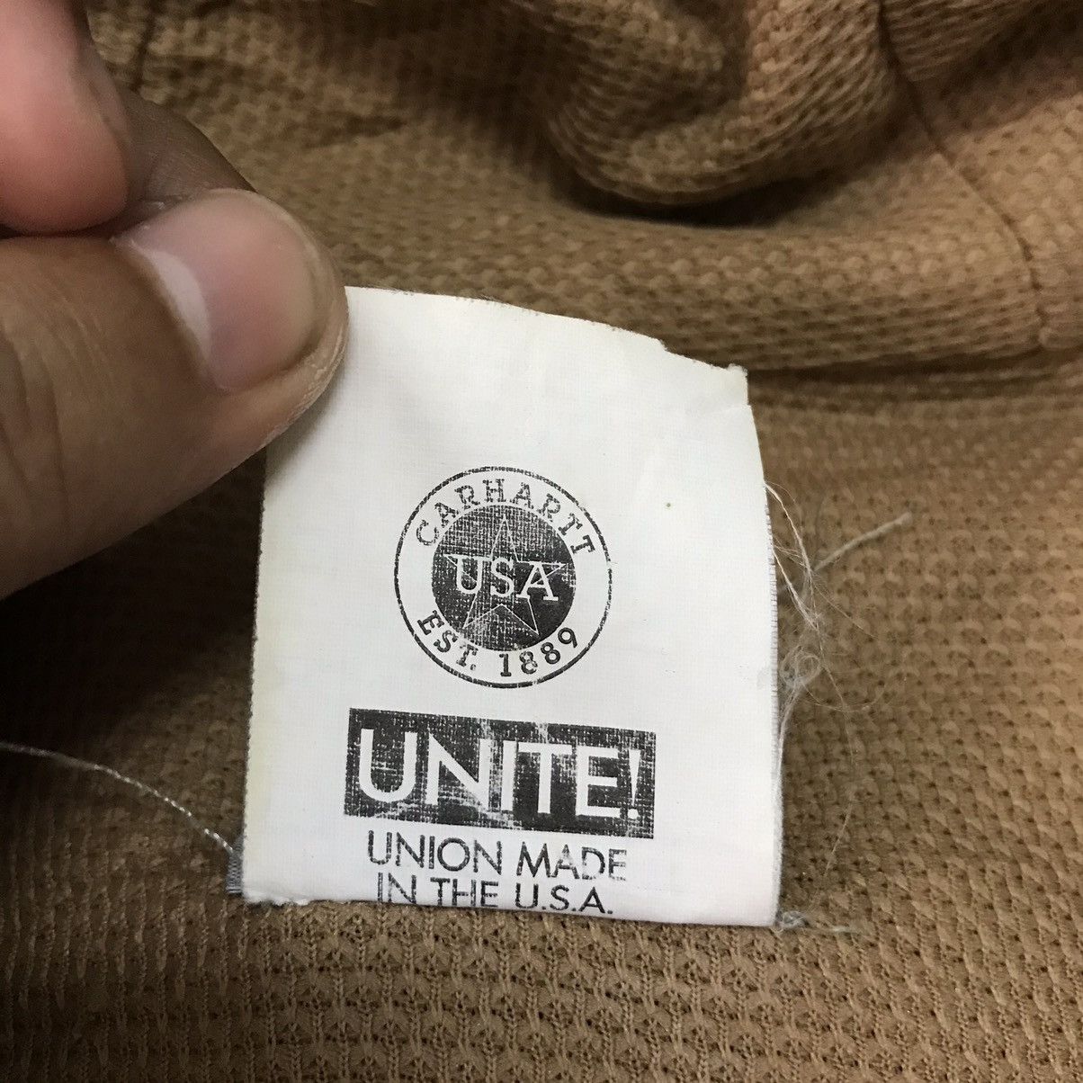 Carhartt Vtg Carhartt Chore Jacket Hooded Union Made in Usa Size US XXL / EU 58 / 5 - 21 Thumbnail