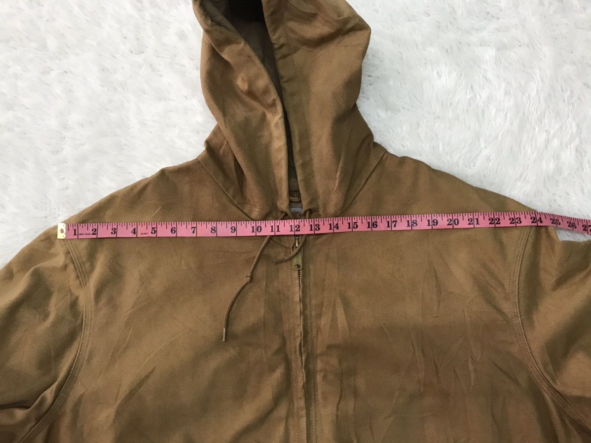 Carhartt Vtg Carhartt Chore Jacket Hooded Union Made in Usa Size US XXL / EU 58 / 5 - 24 Thumbnail