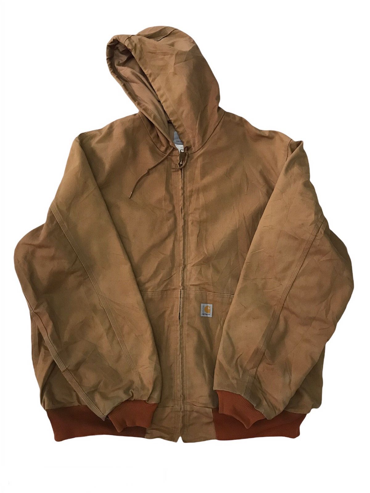 Carhartt Vtg Carhartt Chore Jacket Hooded Union Made in Usa Size US XXL / EU 58 / 5 - 3 Thumbnail