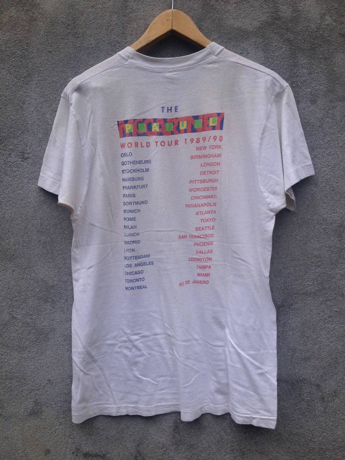 Band Tees vintage Paul Mccartney t-shirt retro XL size Size US XL / EU 56 / 4 - 2 Thumbnail