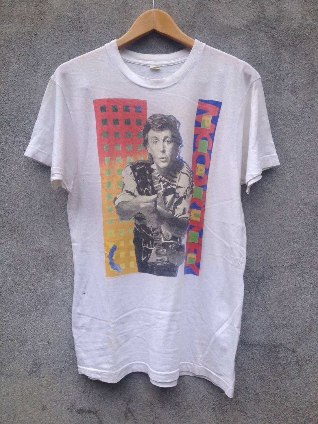 Band Tees vintage Paul Mccartney t-shirt retro XL size Size US XL / EU 56 / 4 - 1 Thumbnail