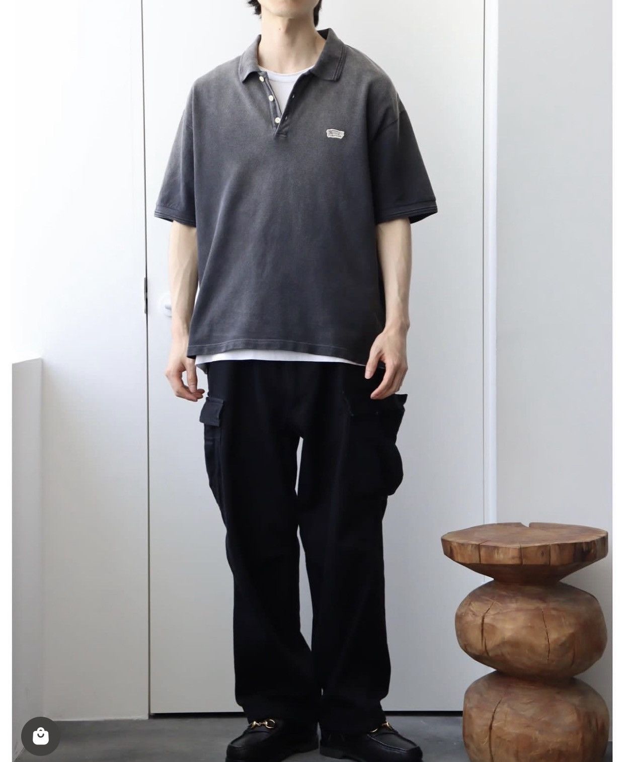 visvim 23SS JUMBO WELLER S/S 黒 5 VISVIM ビズビム 23SS 0123105010022 JUMBO WELLER S/S 刺繍