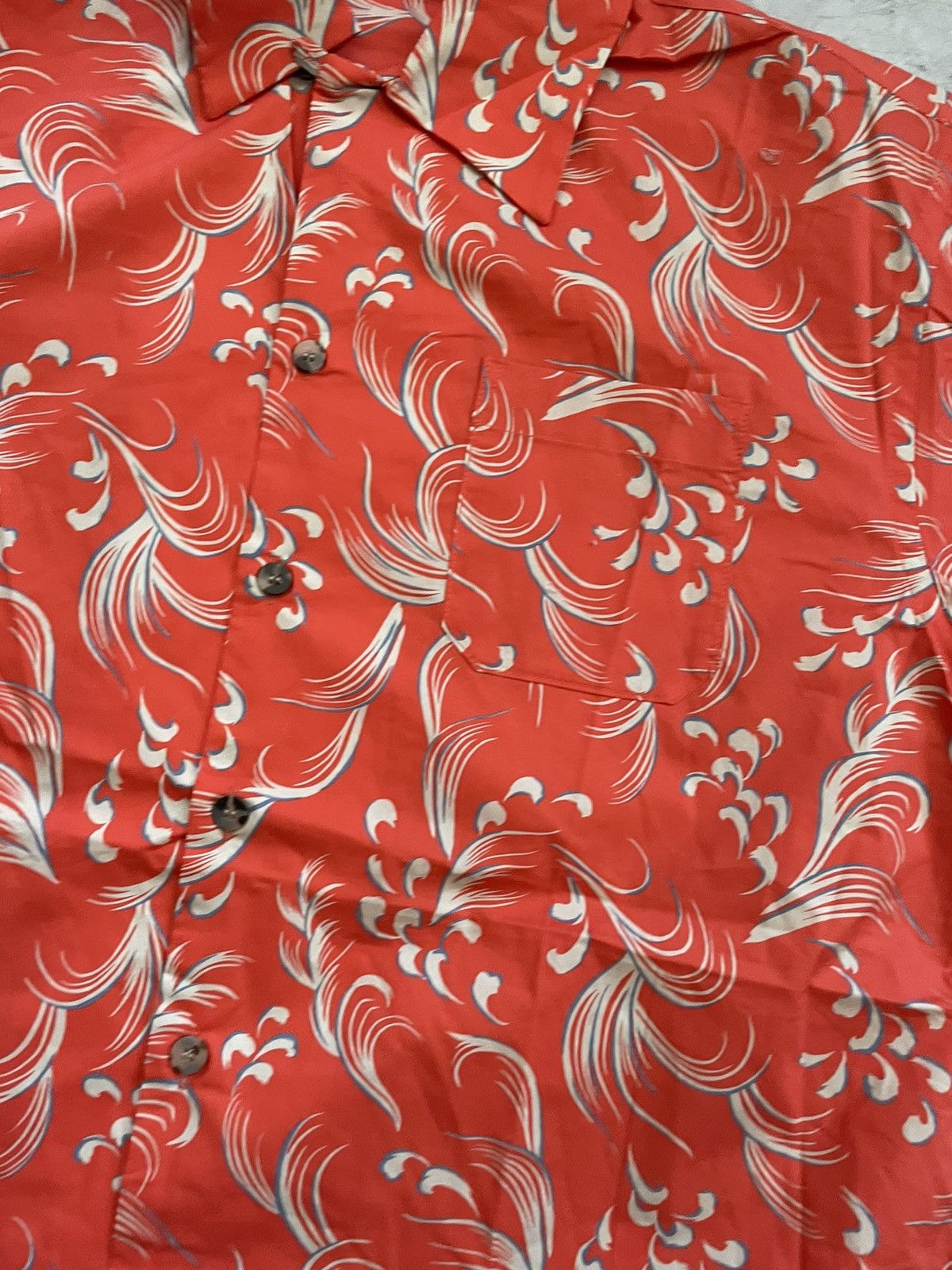 John Elliott Convertible collar print cotton shirt l Size US L / EU 52-54 / 3 - 4 Thumbnail