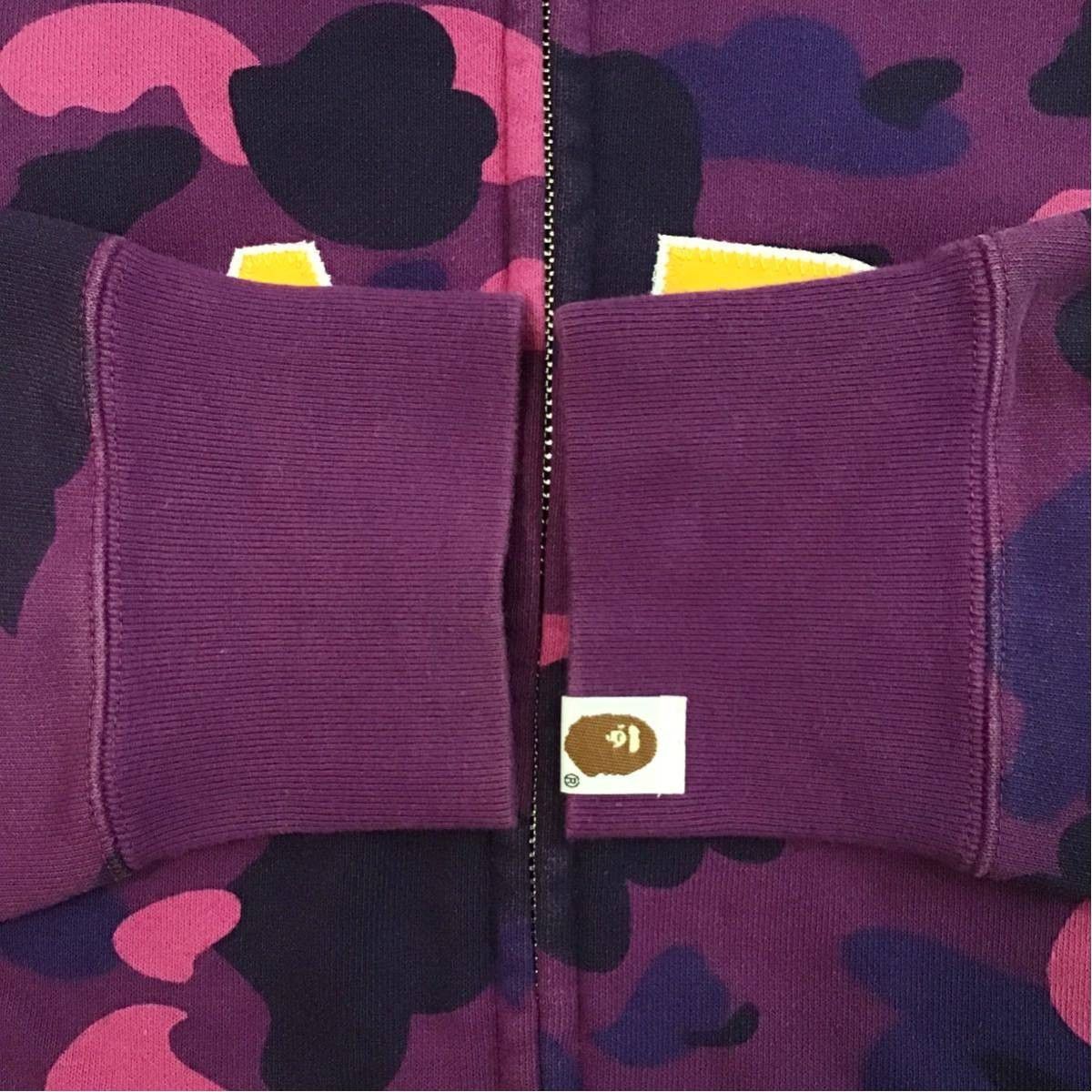 Bape BAPE purple camo full zip hoodie a bathing ape Size US M / EU 48-50 / 2 - 6 Thumbnail
