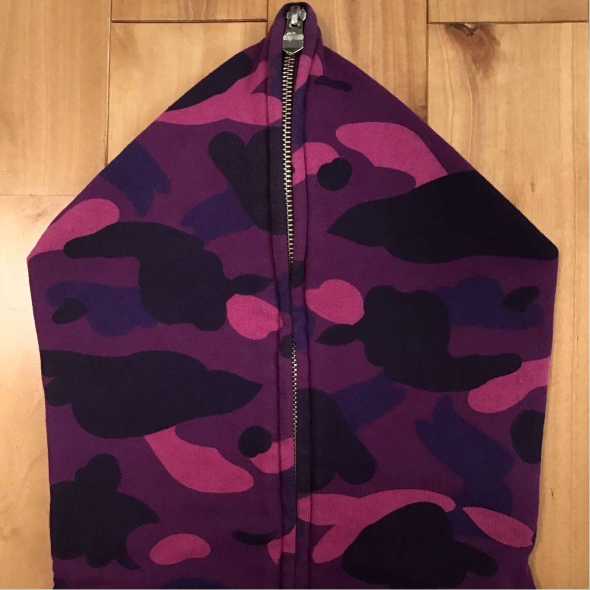 Bape BAPE purple camo full zip hoodie a bathing ape Size US M / EU 48-50 / 2 - 5 Thumbnail