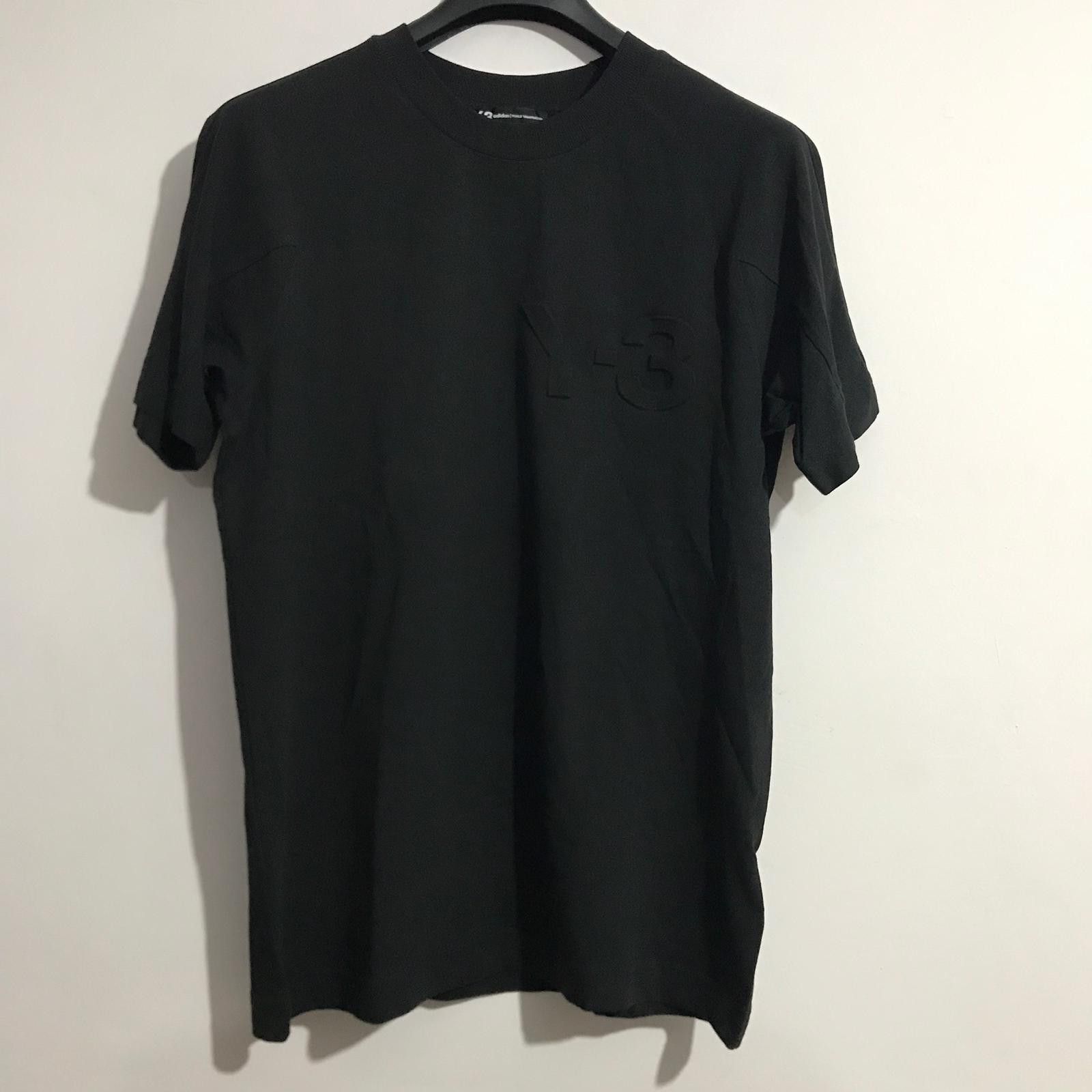 Yohji Yamamoto Y-3 & Adidas Logo Embossed Black T-Shirts Size US L / EU 52-54 / 3 - 7 Thumbnail