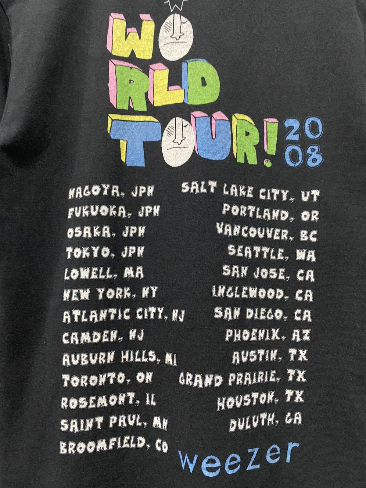 Band Tees × Vintage Vintage Weezer Trouble Maker Tour Japan Tshirt Size US S / EU 44-46 / 1 - 6 Thumbnail