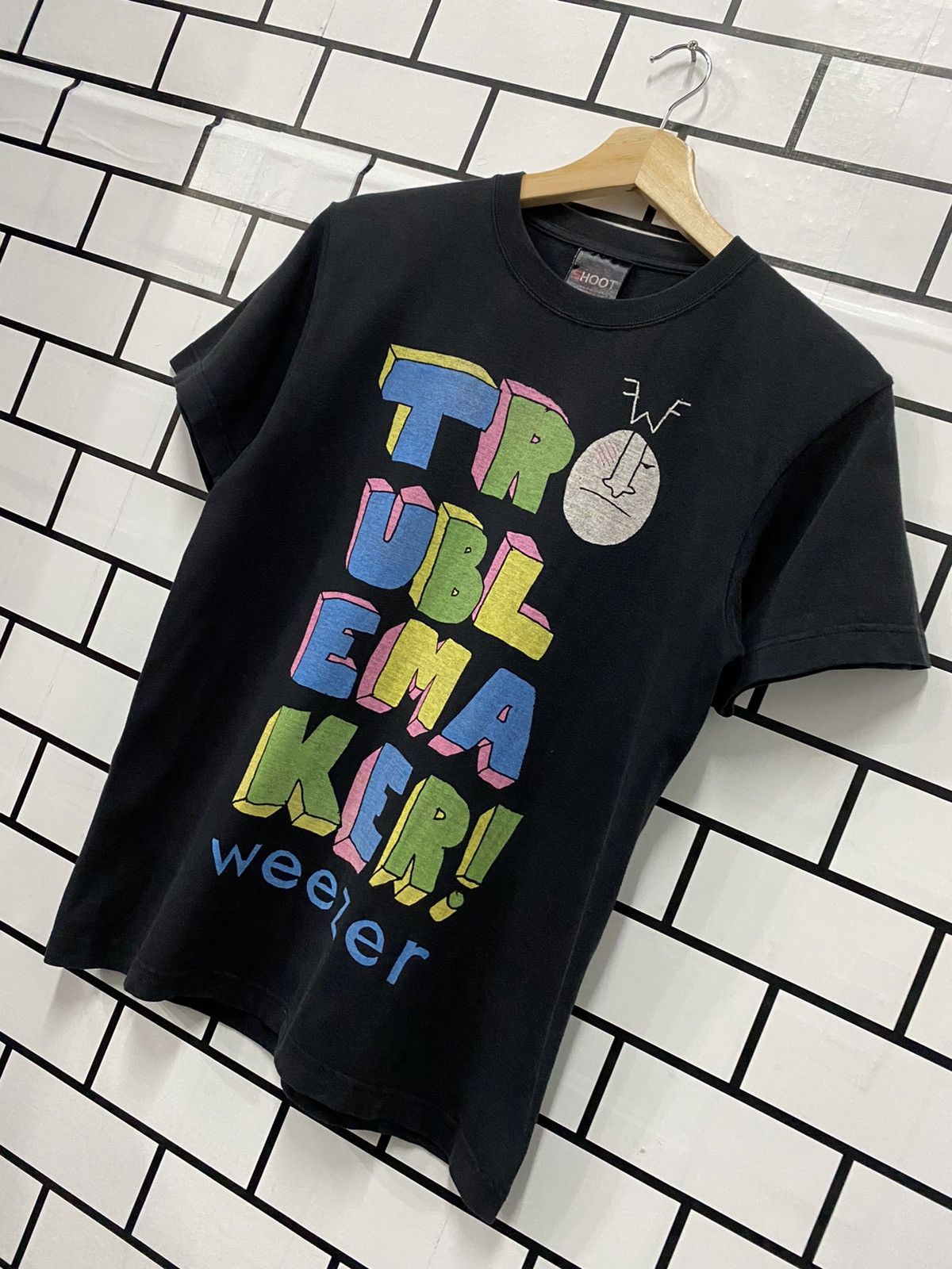 Band Tees × Vintage Vintage Weezer Trouble Maker Tour Japan Tshirt Size US S / EU 44-46 / 1 - 3 Thumbnail
