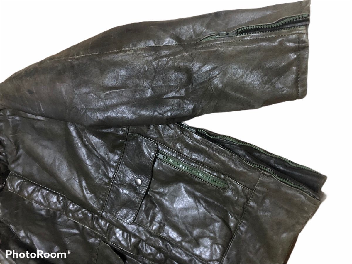Japanese Brand Top Leather Jacket Inspired Carol Christian Poel Design Size US L / EU 52-54 / 3 - 3 Thumbnail