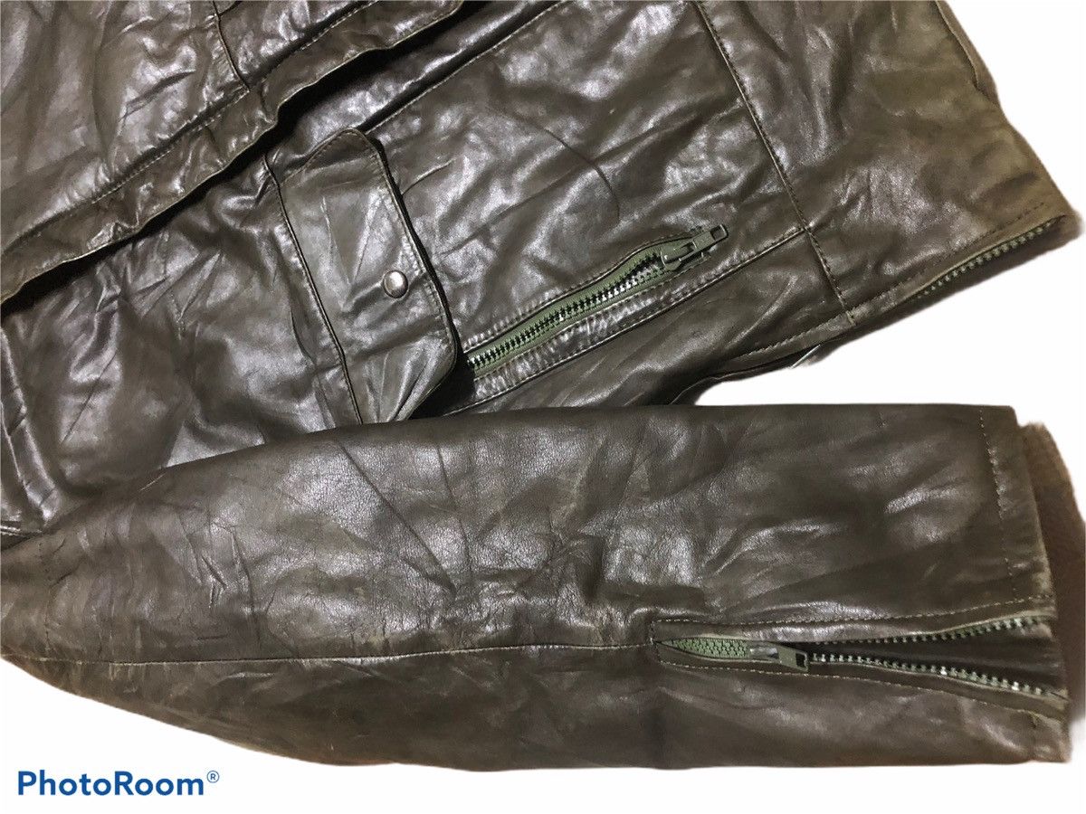 Japanese Brand Top Leather Jacket Inspired Carol Christian Poel Design Size US L / EU 52-54 / 3 - 4 Thumbnail