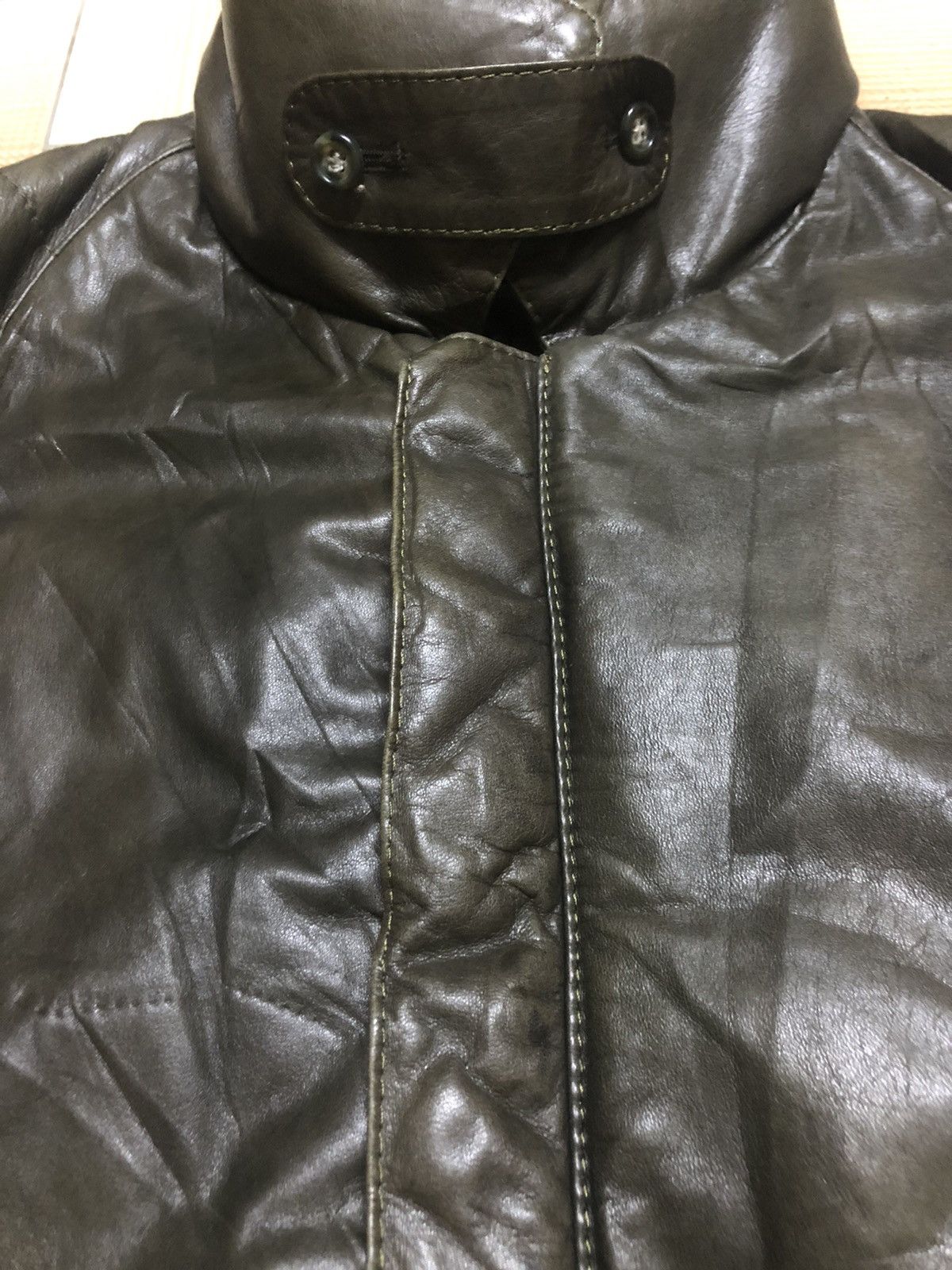 Japanese Brand Top Leather Jacket Inspired Carol Christian Poel Design Size US L / EU 52-54 / 3 - 6 Thumbnail