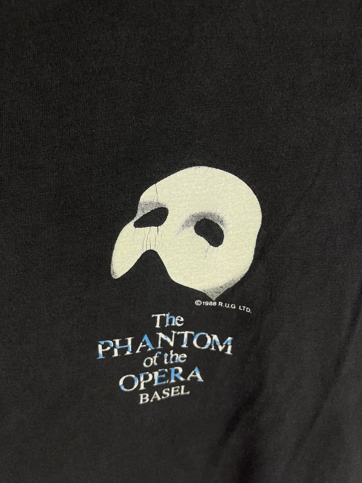 Vintage The Phantom of Opera Basel vintage 1988 Dewynters tee shirt Size US XL / EU 56 / 4 - 6 Thumbnail