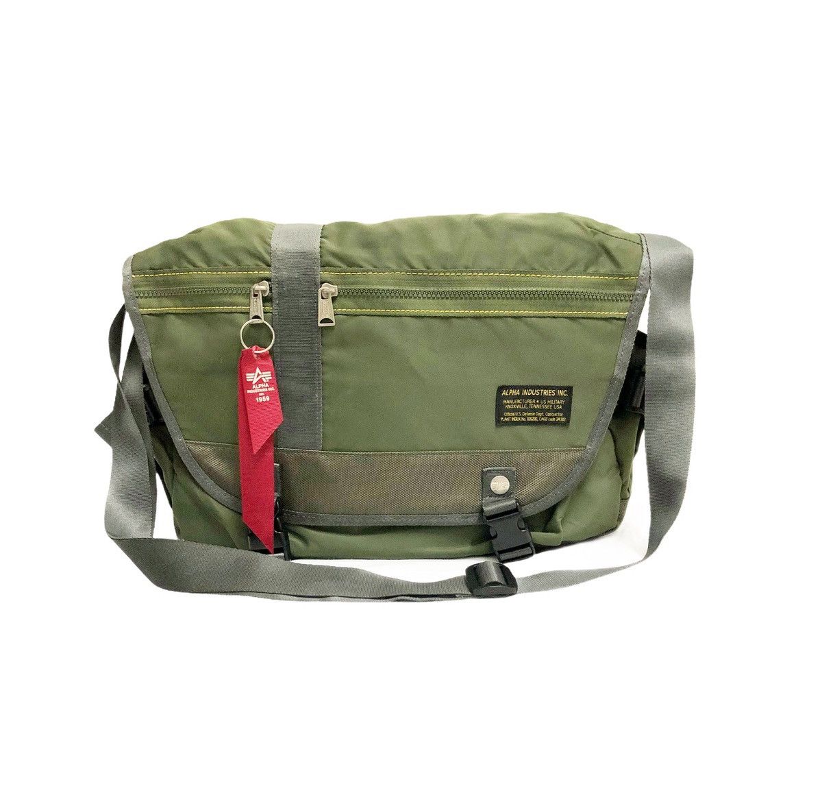 Alpha Industries Rare!!! Alpha Industries Massager crossbody Bag Size ONE SIZE - 7 Thumbnail