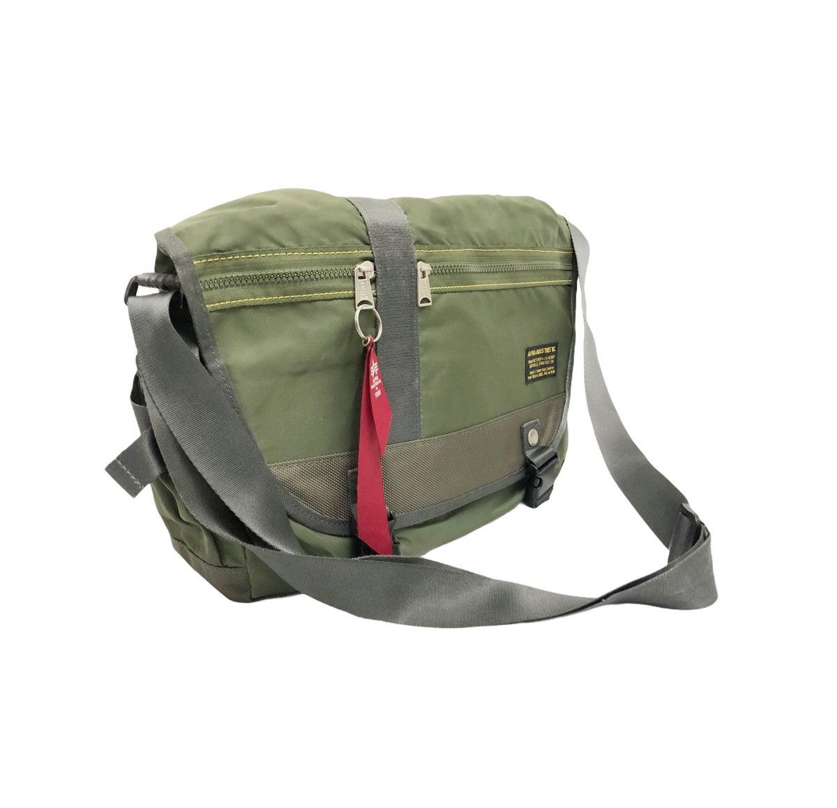 Alpha Industries Rare!!! Alpha Industries Massager crossbody Bag Size ONE SIZE - 10 Thumbnail