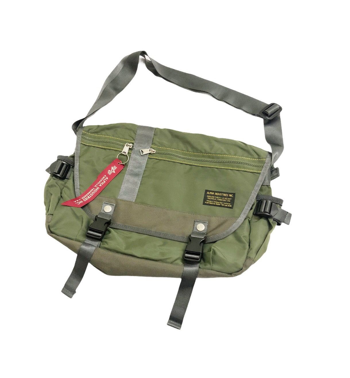 Alpha Industries Rare!!! Alpha Industries Massager crossbody Bag Size ONE SIZE - 2 Thumbnail