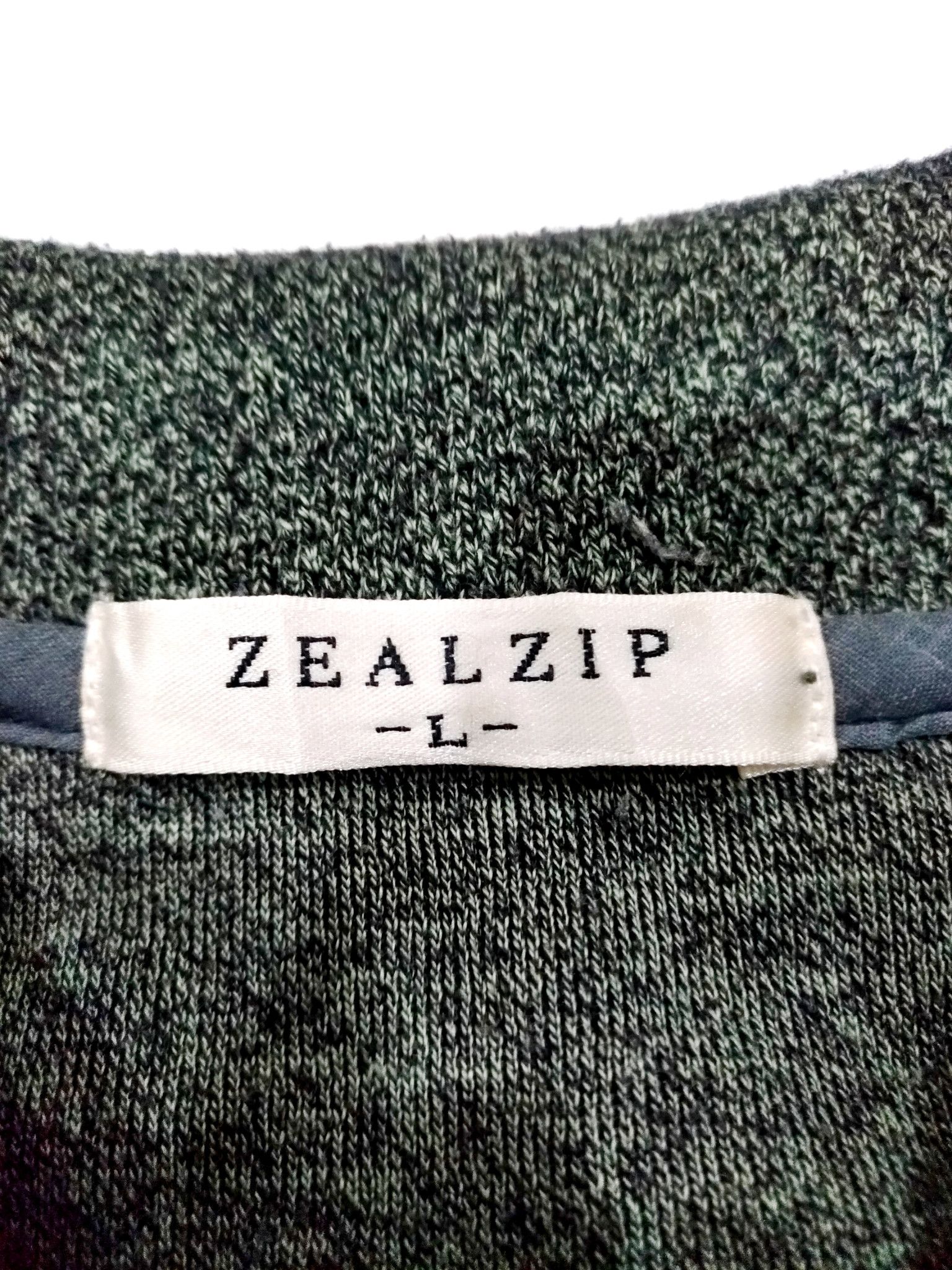 Japanese Brand × Vintage RARE! VTG ZEAL ZIP COLLARED PULLOVER Size US M / EU 48-50 / 2 - 6 Thumbnail