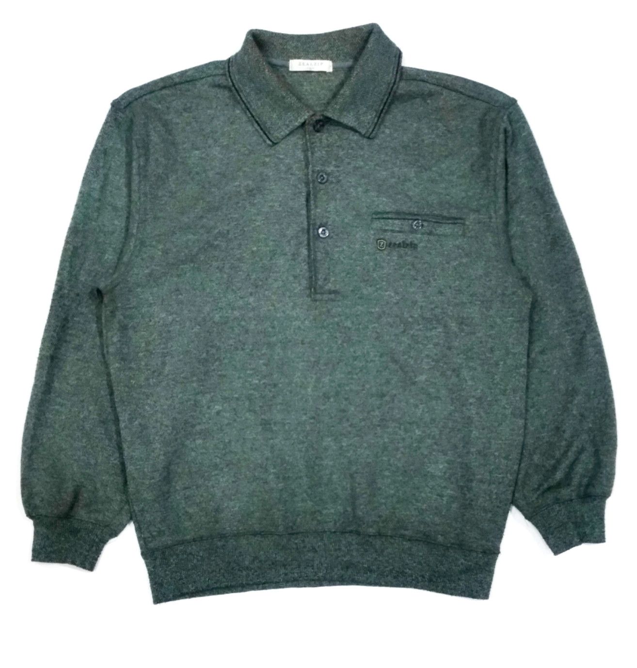 Japanese Brand × Vintage RARE! VTG ZEAL ZIP COLLARED PULLOVER Size US M / EU 48-50 / 2 - 1 Thumbnail