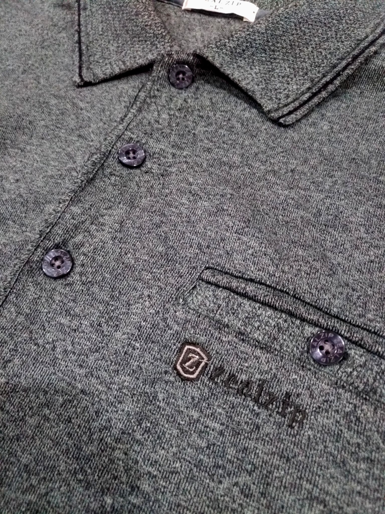 Japanese Brand × Vintage RARE! VTG ZEAL ZIP COLLARED PULLOVER Size US M / EU 48-50 / 2 - 5 Thumbnail
