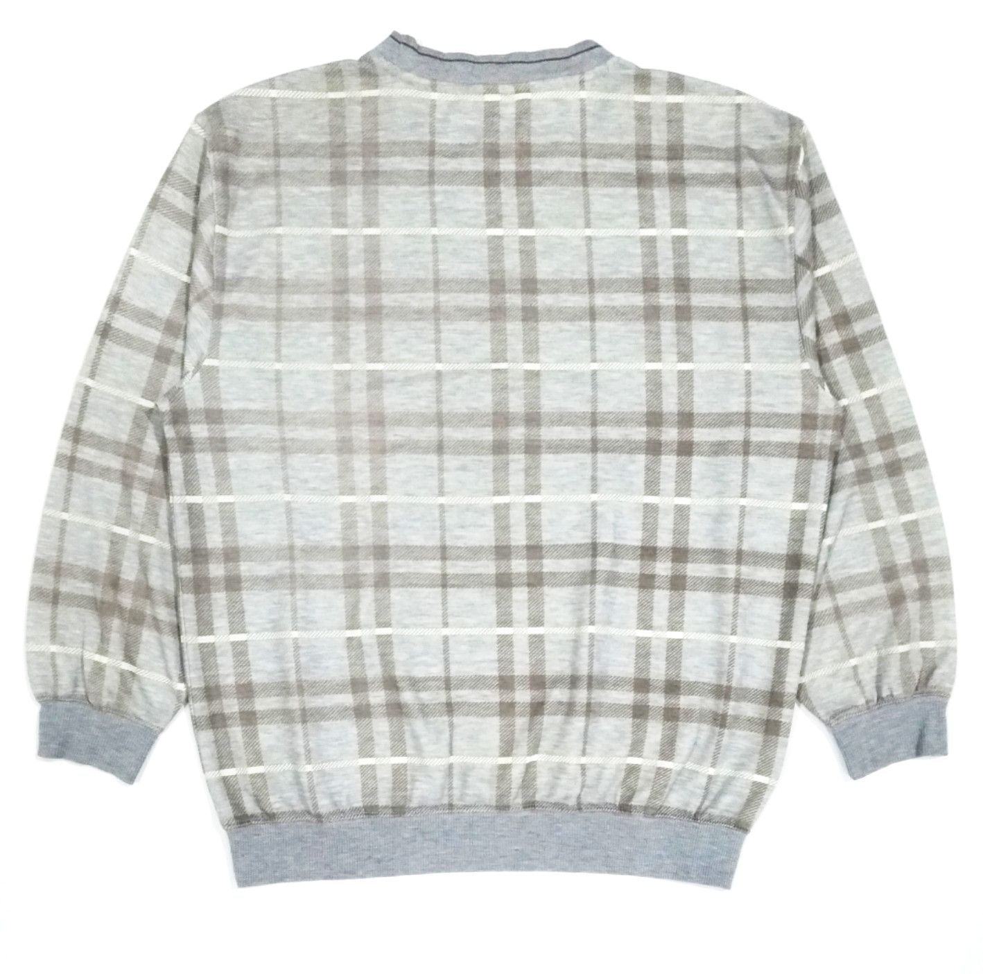 Japanese Brand × Vintage RARE! VTG SCOTCH BOSS NOVACHECK SWEATSHIRT Size US L / EU 52-54 / 3 - 6 Thumbnail