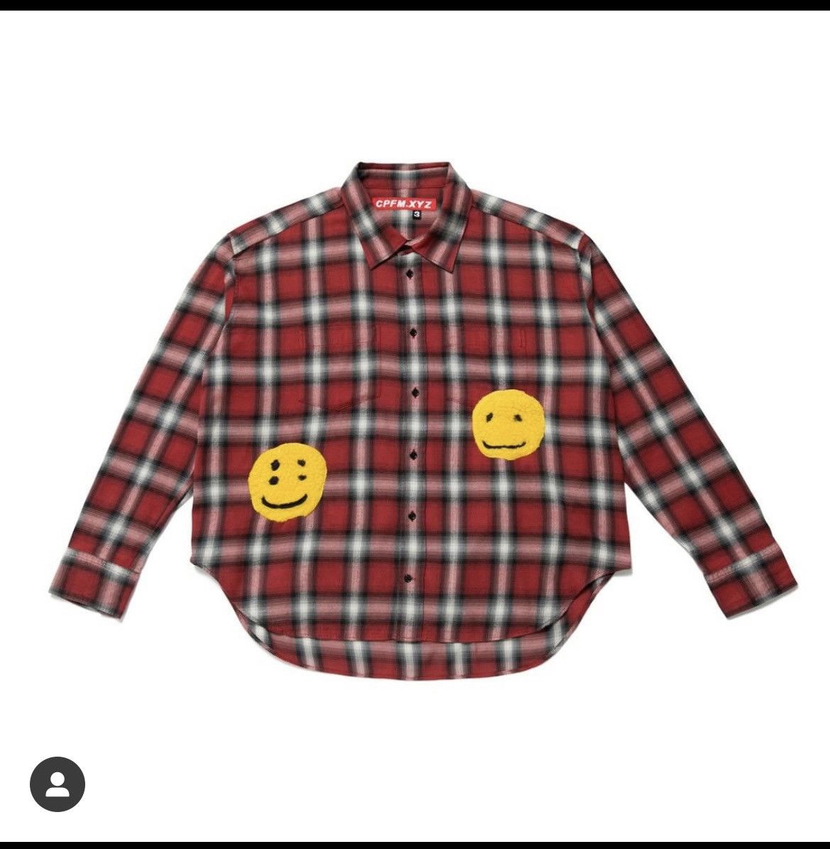Cactus Plant Flea Market × Vintage Cactus Plant Flea Market Double Vision Red Check Shirt Size US S / EU 44-46 / 1 - 1 Thumbnail