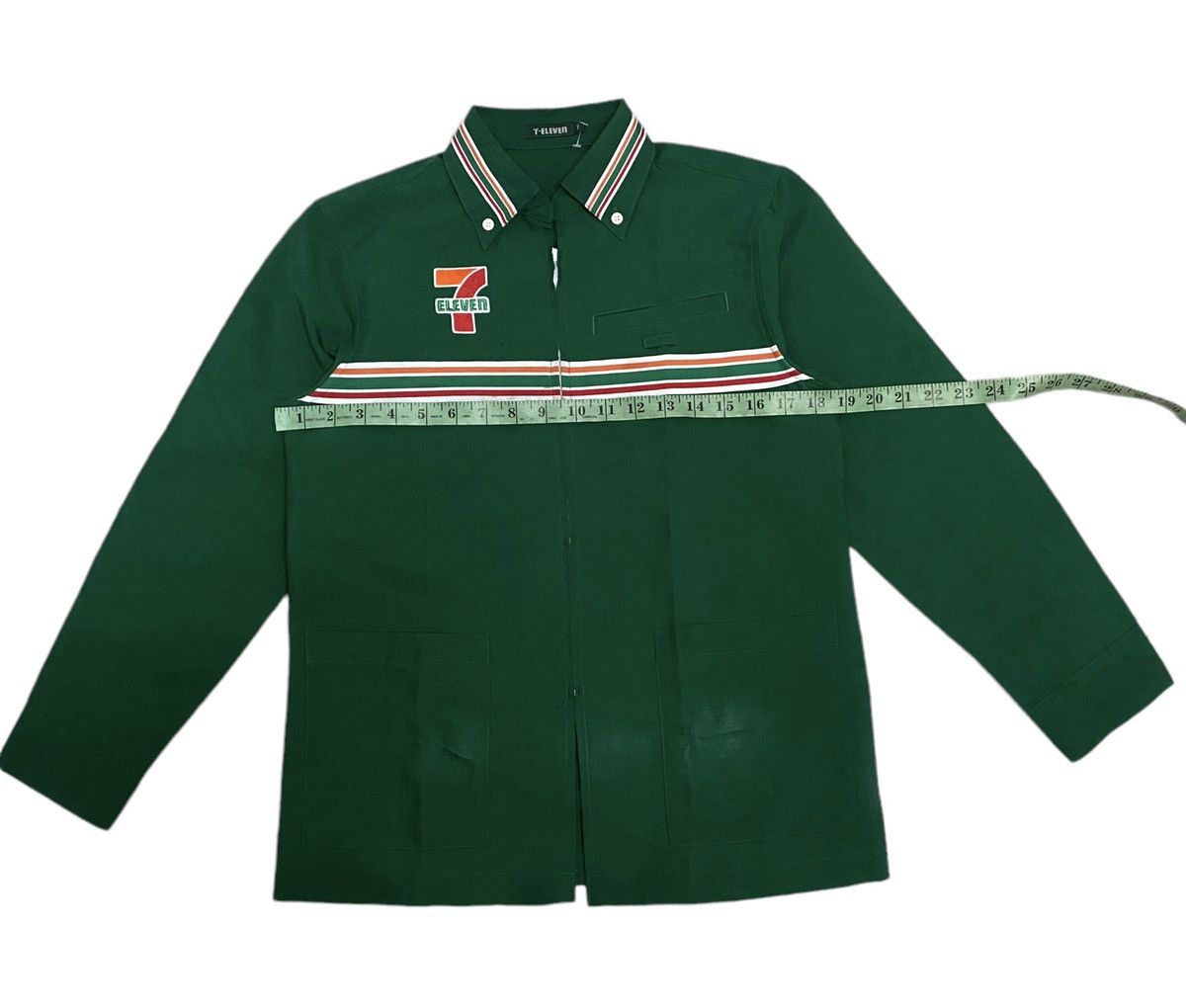 Japanese Brand × Vintage Steals‼️Vintage 7 Eleven Uniform Longsleeve Shirt Size US M / EU 48-50 / 2 - 12 Thumbnail