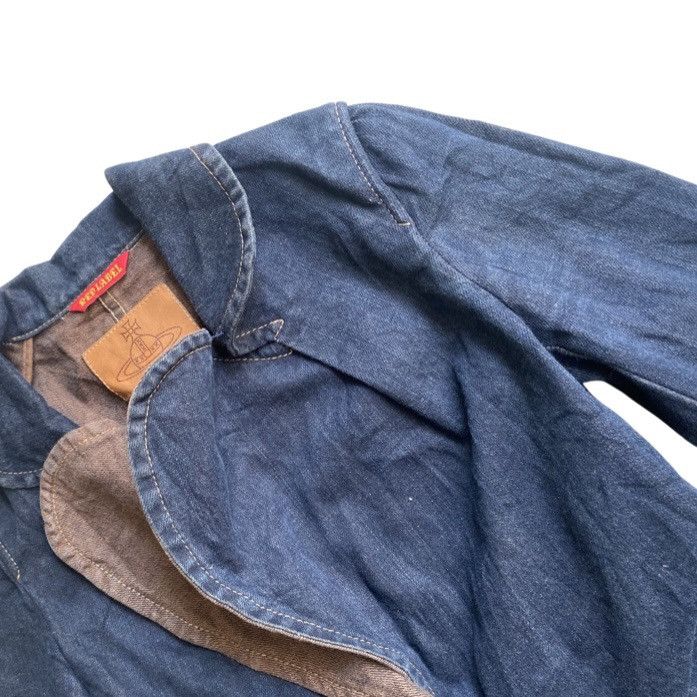 Vivienne Westwood Vivienne Westwood Heart Denim Blazer Size S / US 4 / IT 40 - 3 Thumbnail