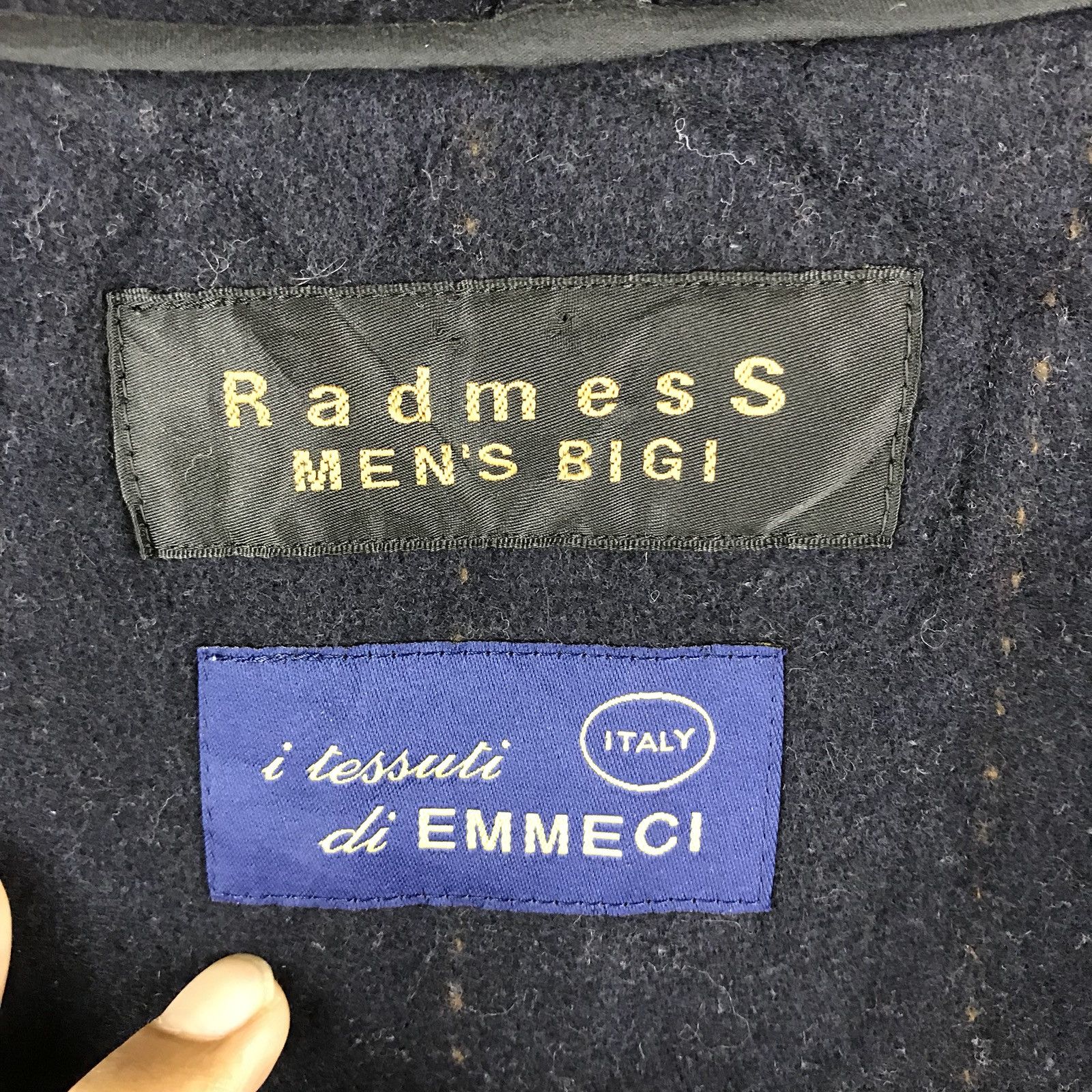 BIGI Radmess Men's BIGI X I TESSUTIB DI EMMECI ITALY NAVY BLUE Size US M / EU 48-50 / 2 - 8 Thumbnail