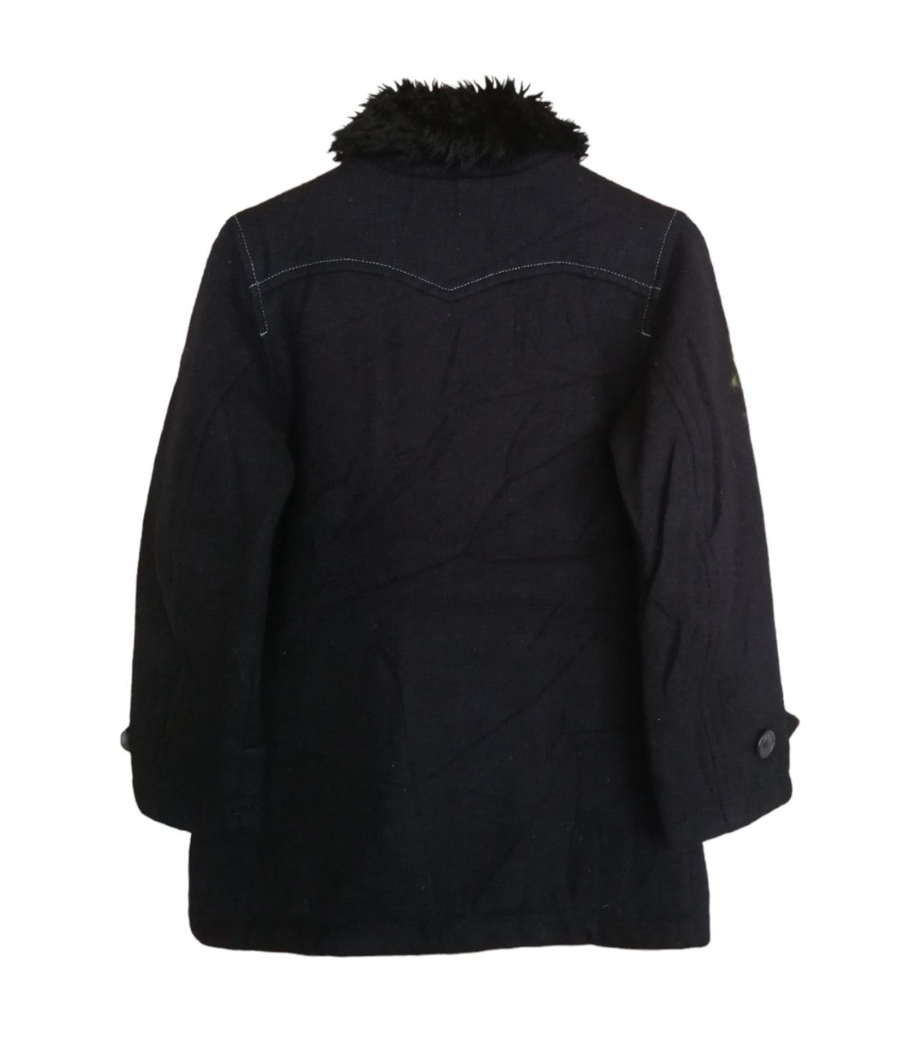 Diesel Diesel Wool Faux Fur Collar Coat Jacket Size S / US 4 / IT 40 - 8 Thumbnail