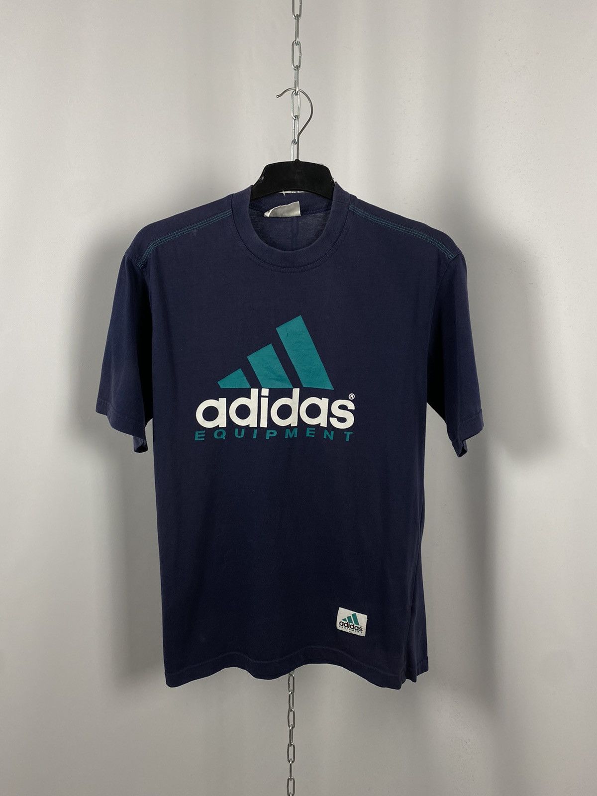 Adidas Adidas vintage equipment big logo sportswear size M Size US M / EU 48-50 / 2 - 1 Thumbnail
