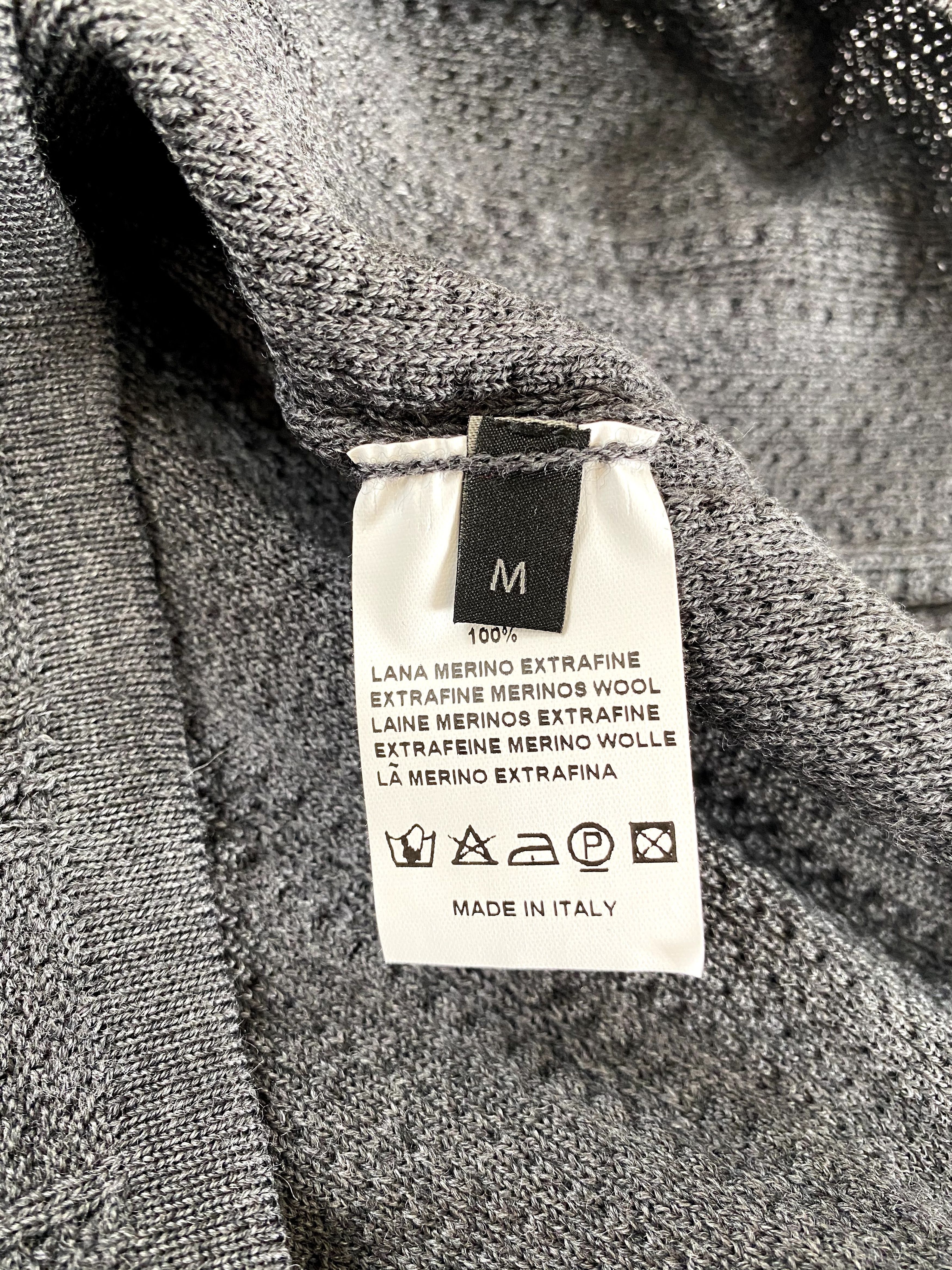 Kiko Kostadinov ⚡️QUICK SALE⚡️Mackintosh by Kiko Grey Pattern Knit Sweater Size US M / EU 48-50 / 2 - 4 Thumbnail