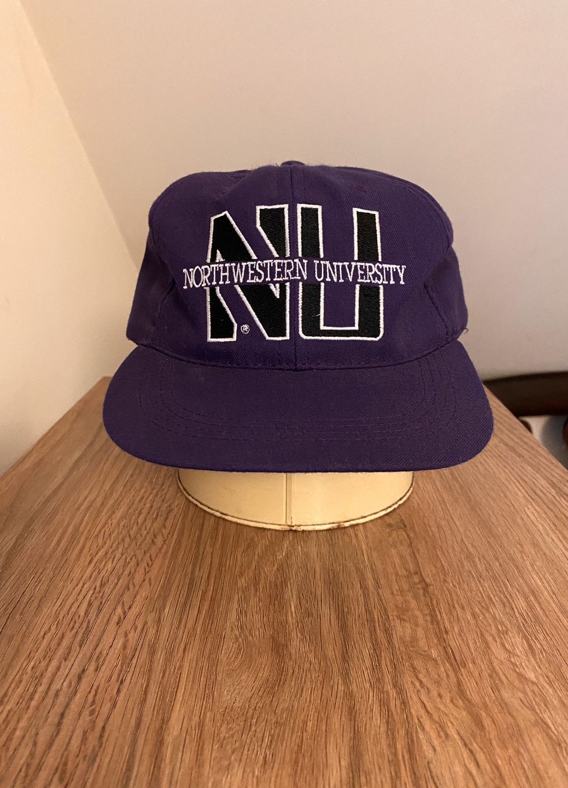 Vintage Vintage 80’s 90’s Northwestern University Strapback Hat Cap Size ONE SIZE - 1 Thumbnail